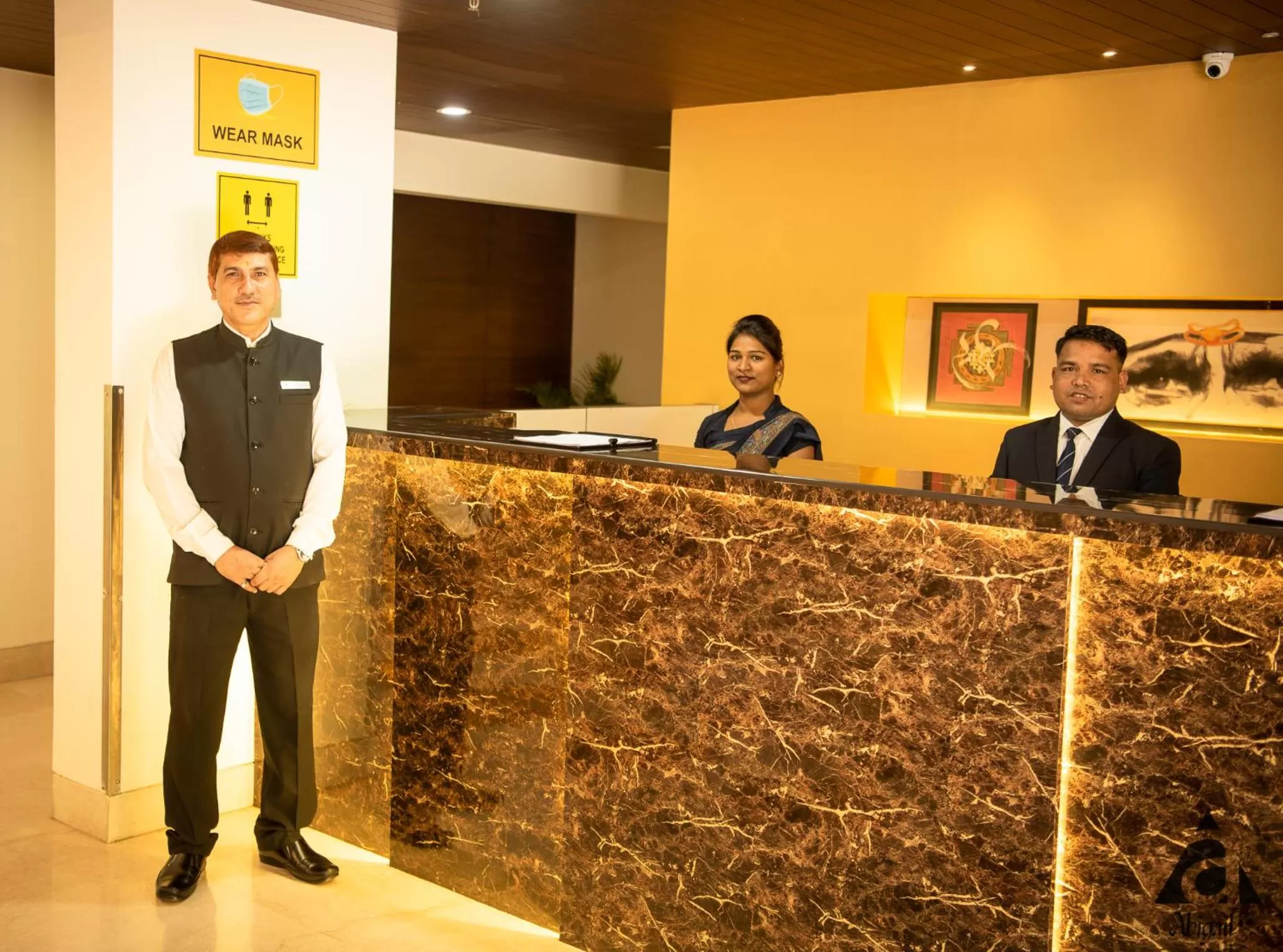 Lobby or reception in Hotel Abigail Goradia's