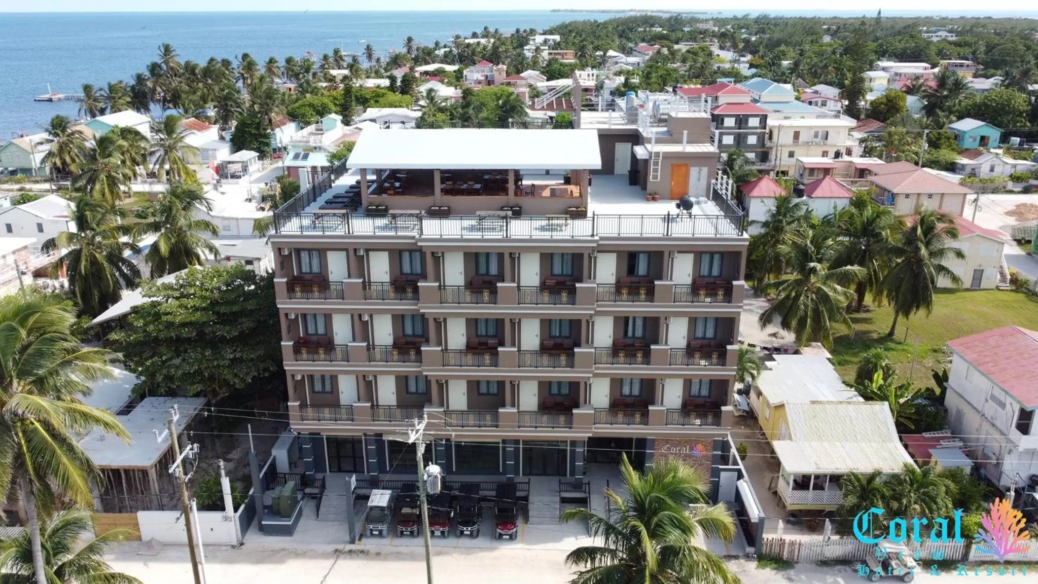 Property building in Coral View Hotel & Resort