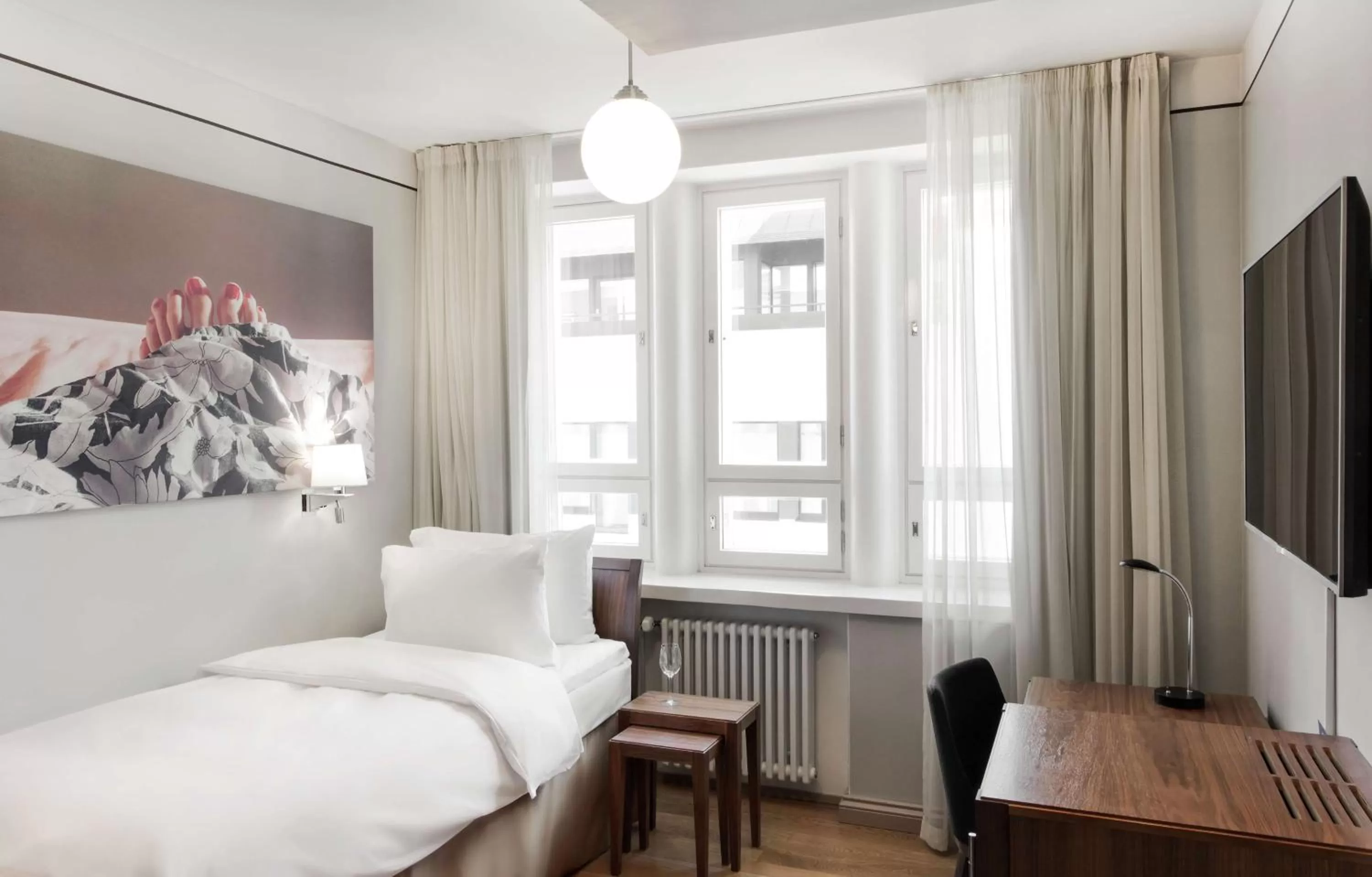 Bed in Radisson Blu Aleksanteri Hotel, Helsinki