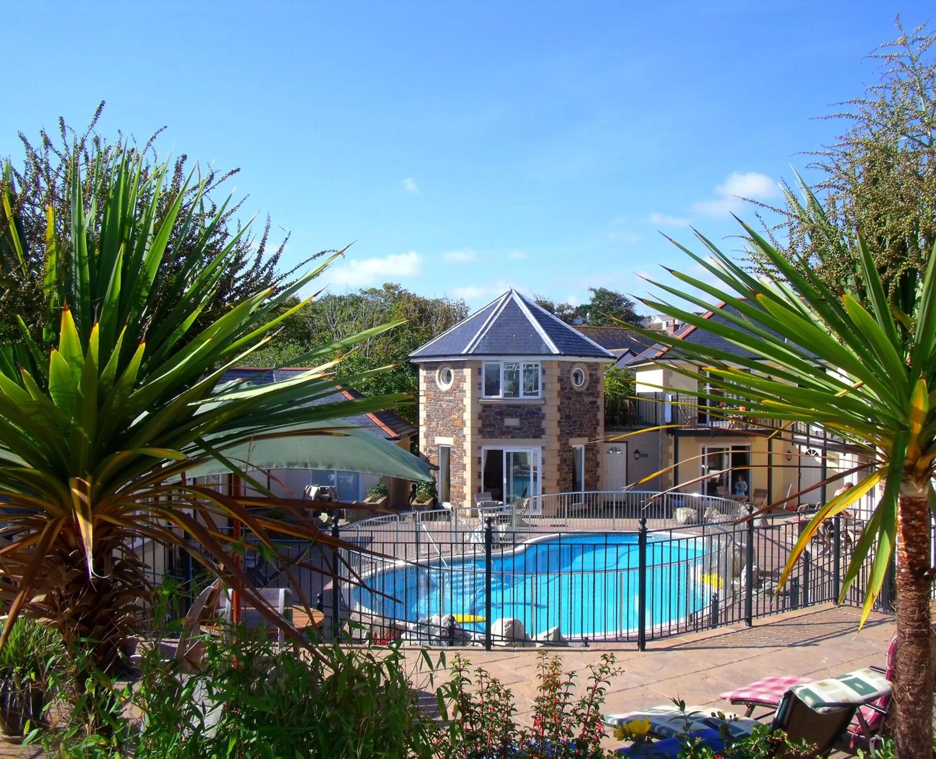 Pool view in Sure Hotel Collection by Best Western Porth Veor Manor Hotel