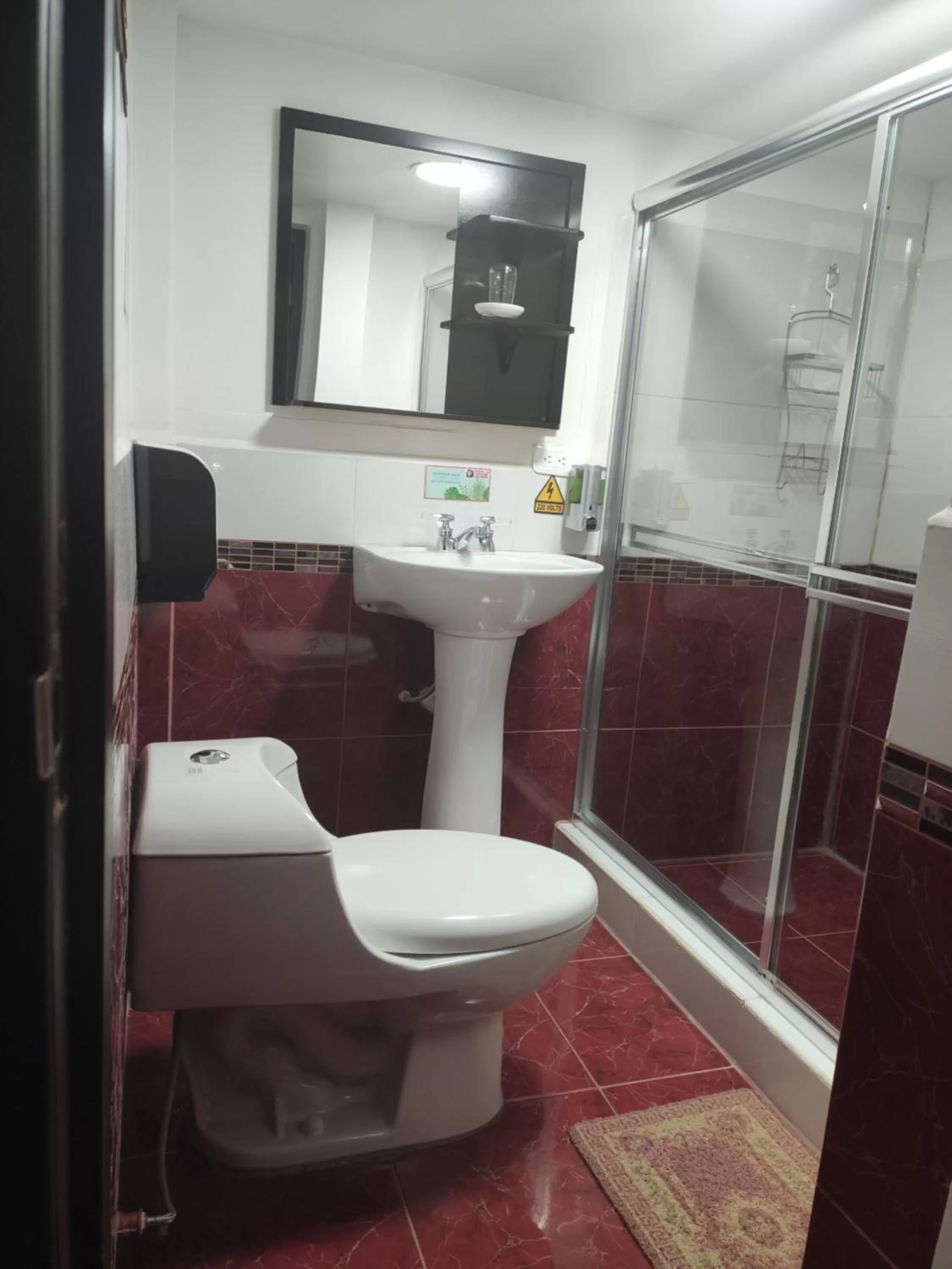 Bathroom in Hotel el Che No apto para corruptos