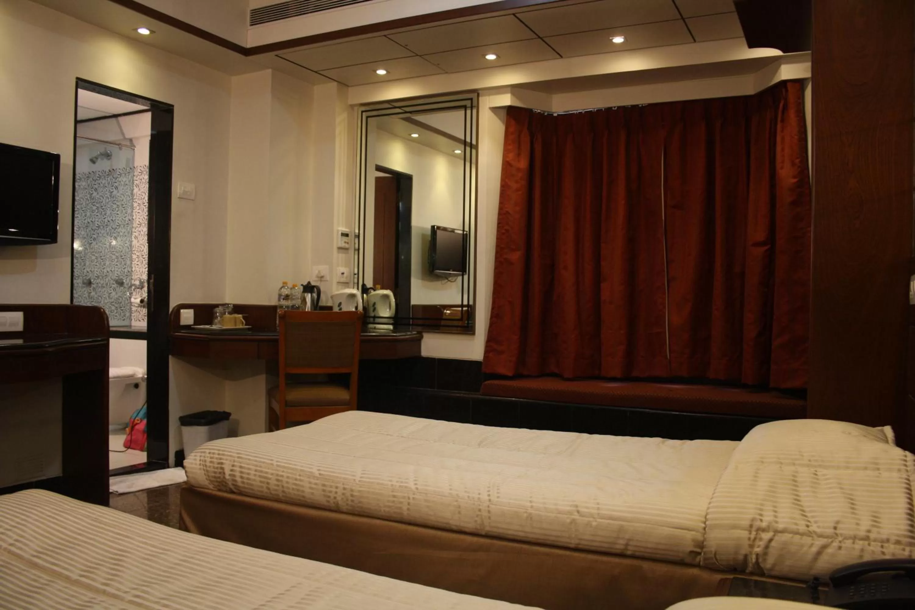 Photo of the whole room, Bed in Hotel Karl Residency