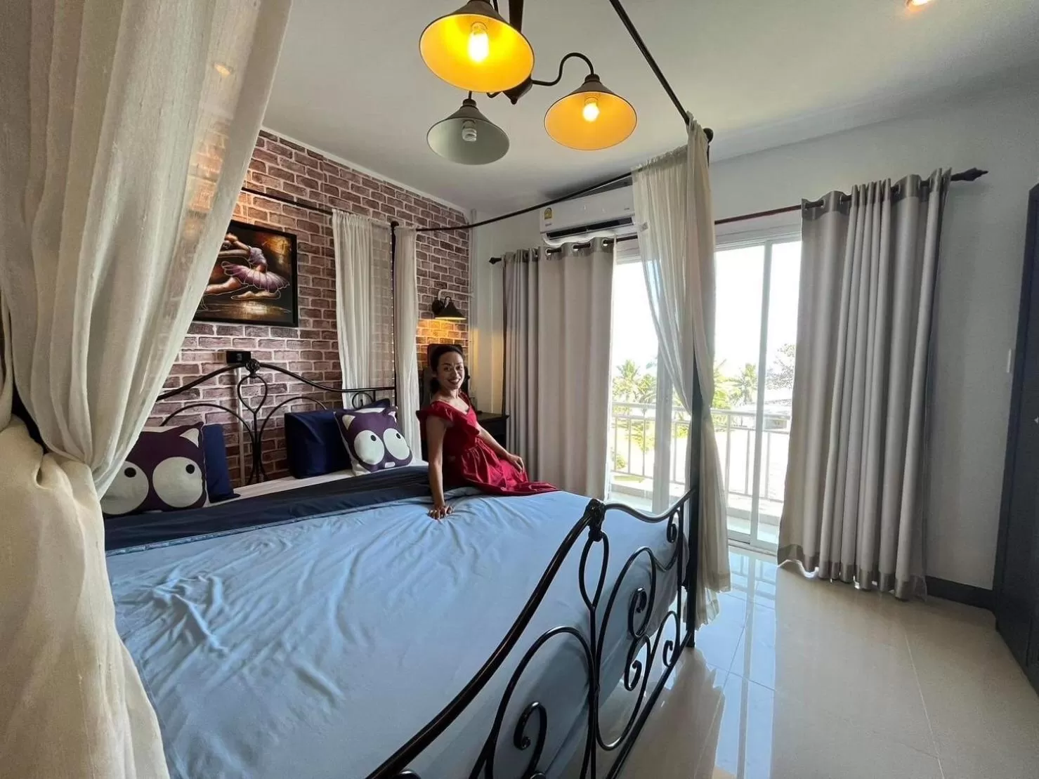 Bedroom, Bed in Mooz Huahin Bed & Breakfast
