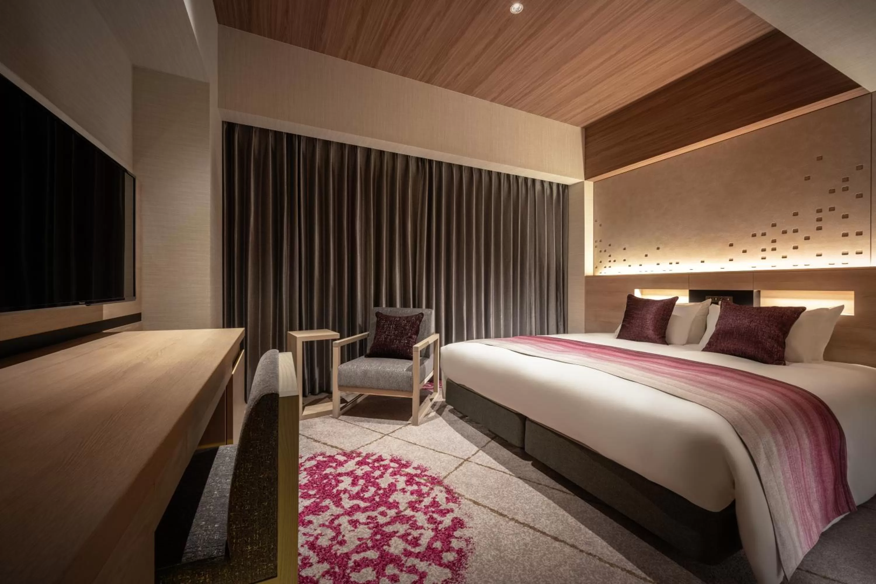 Bed in Hotel Metropolitan Yamagata