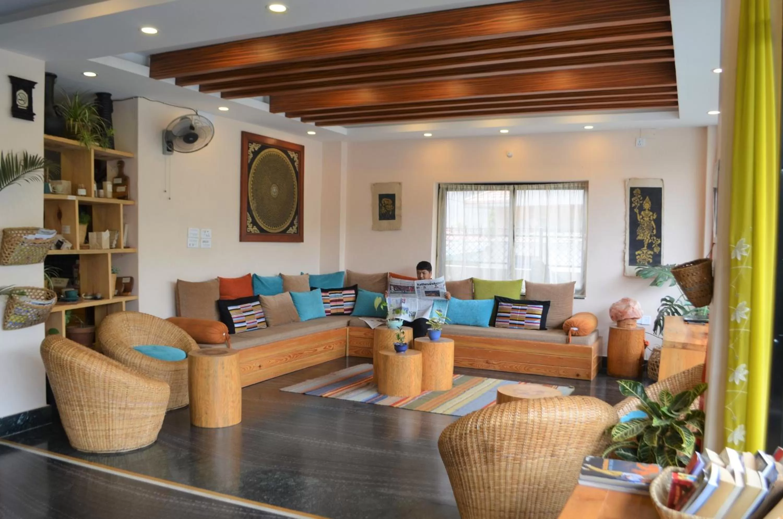 Lobby or reception in Hotel Karuna