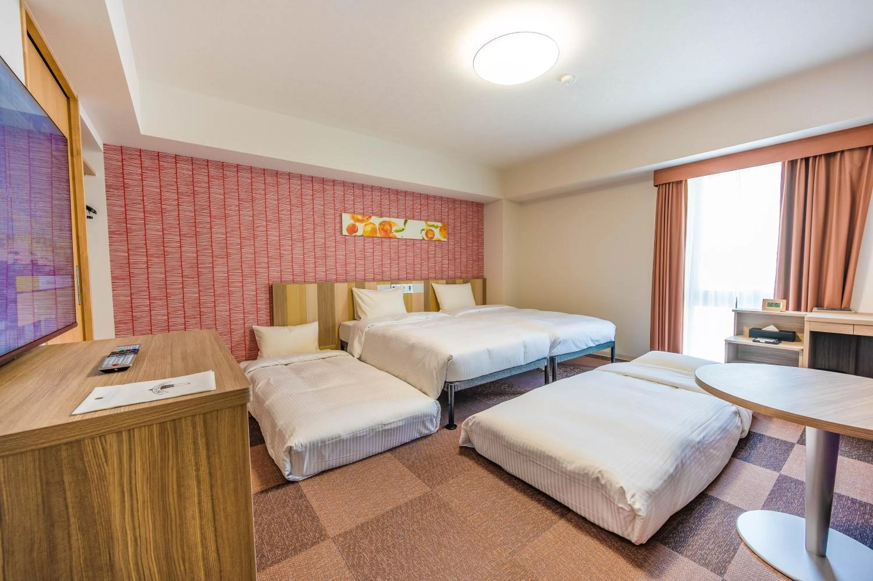 Photo of the whole room, Bed in Tabino Hotel lit Matsumoto Milky white Onsen