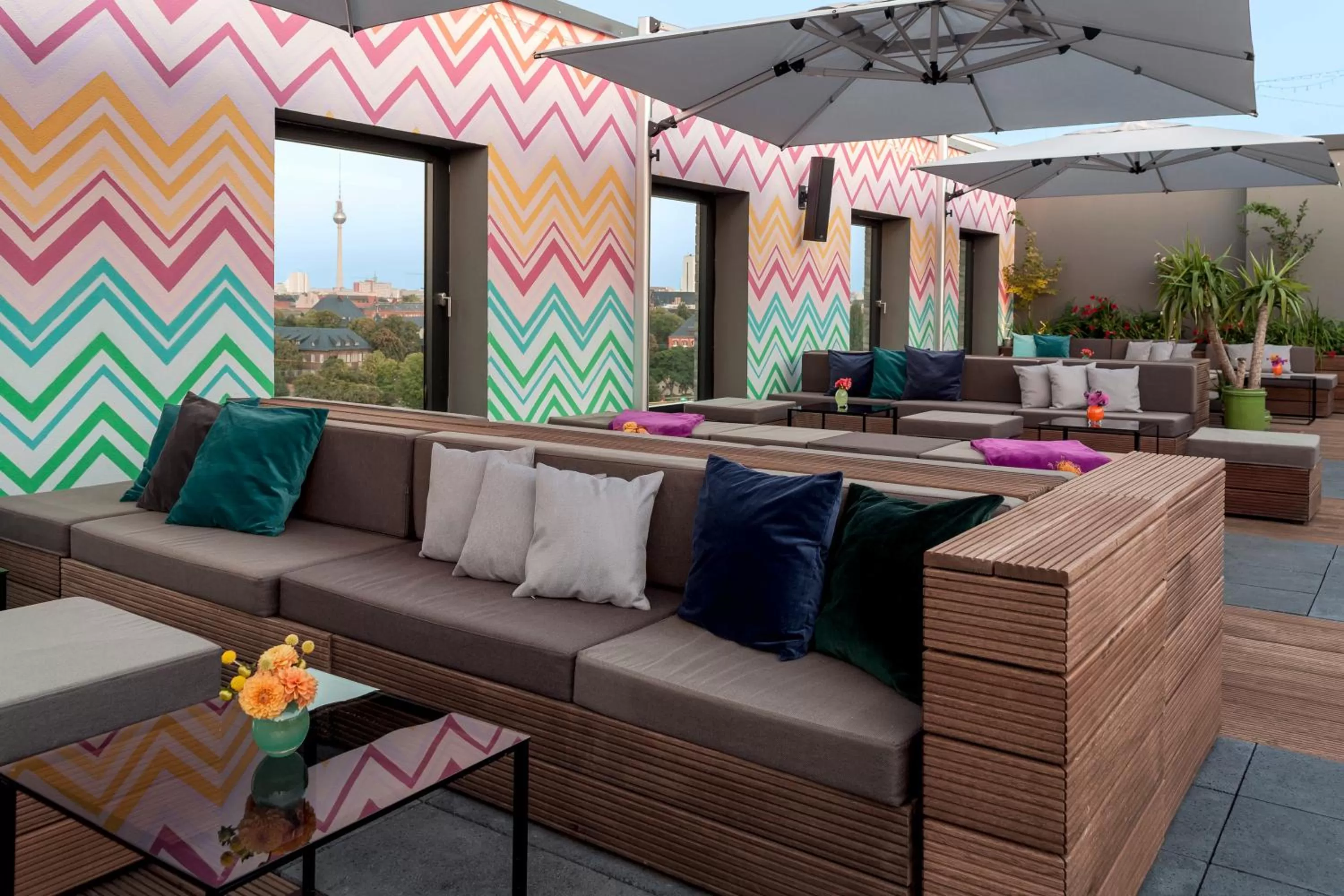 Balcony/Terrace in Hotel AMANO Grand Central