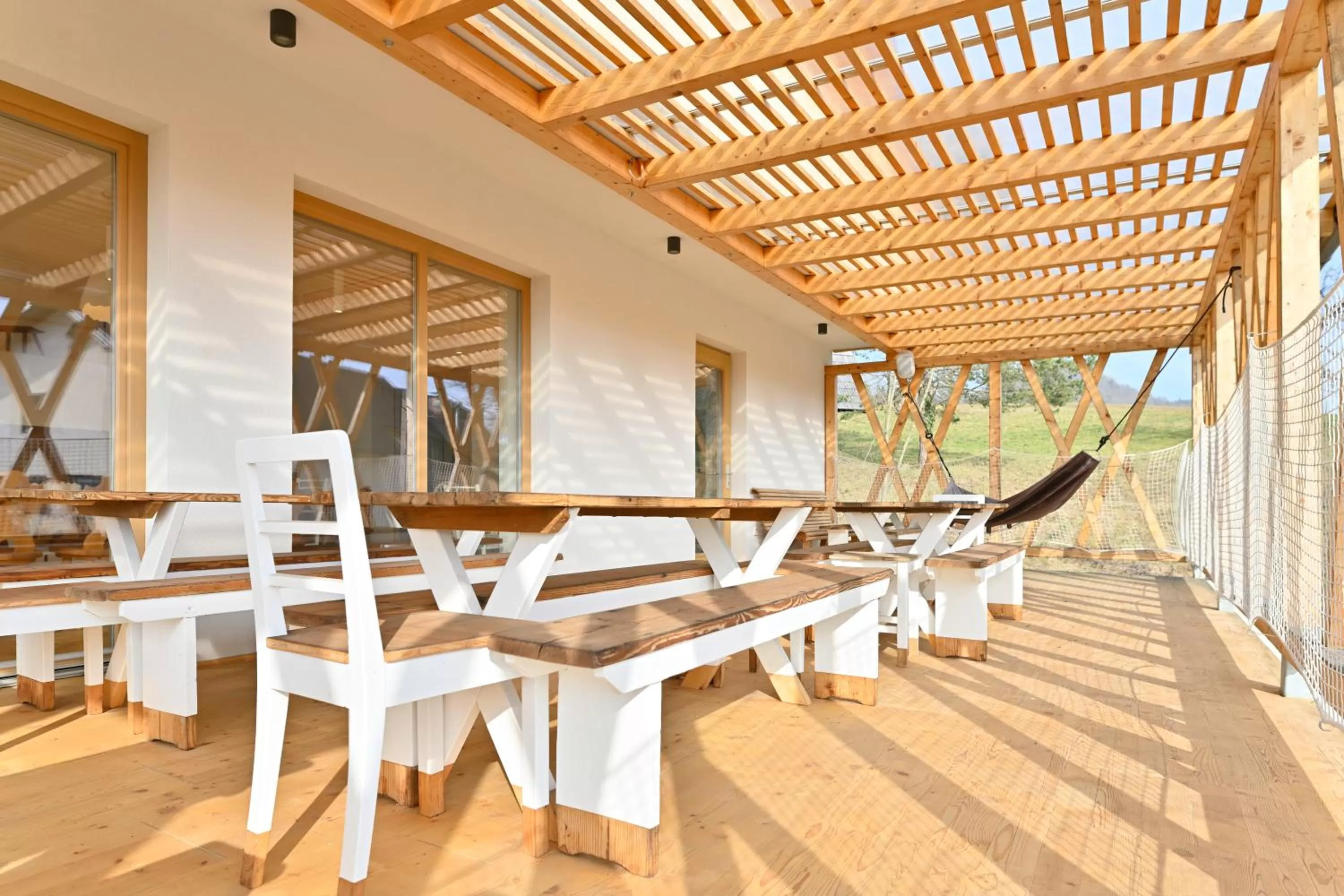 Patio in Eko Glamping Resort Krištof