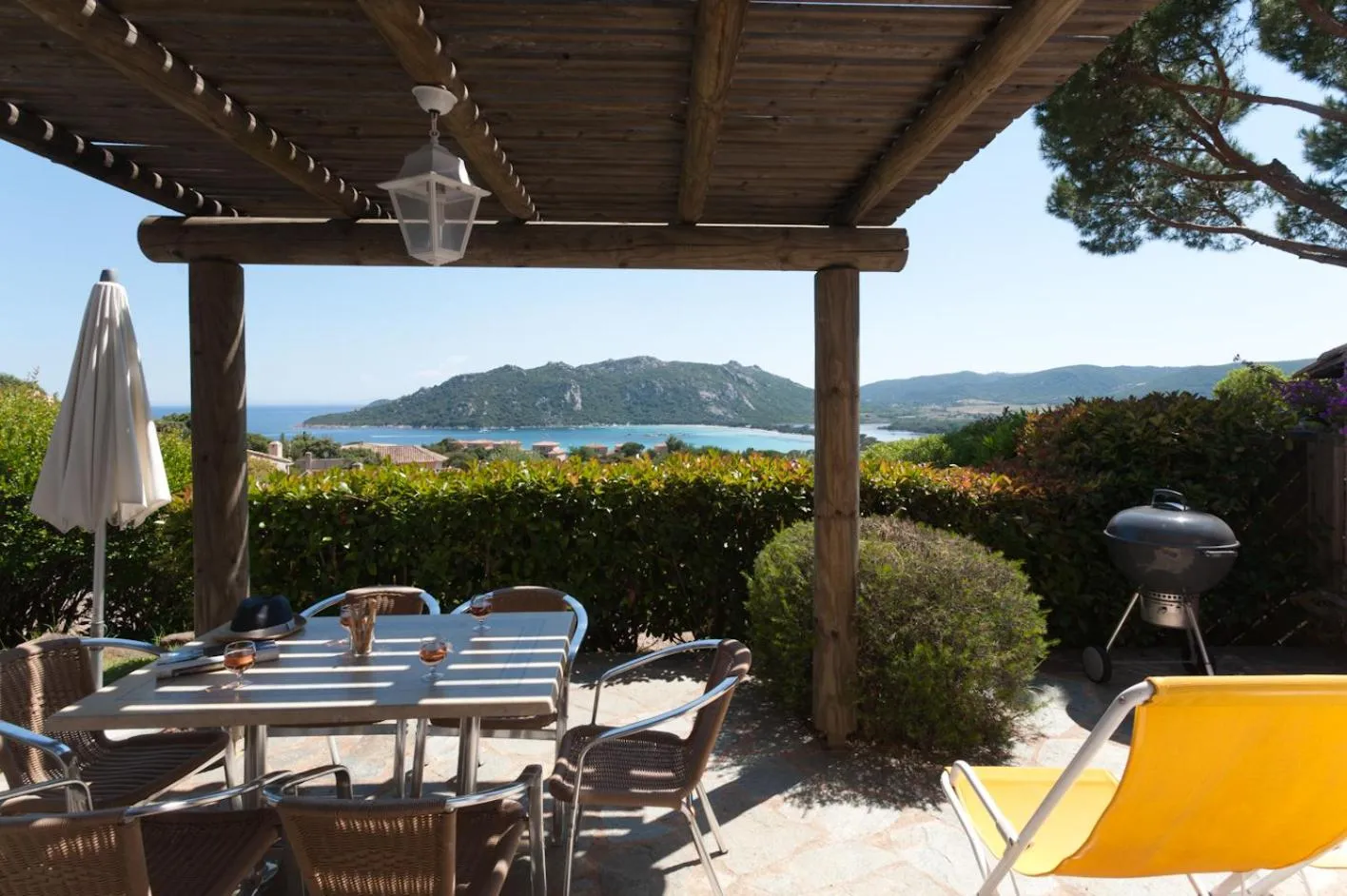 Patio in Résidence Marina Di Santa Giulia