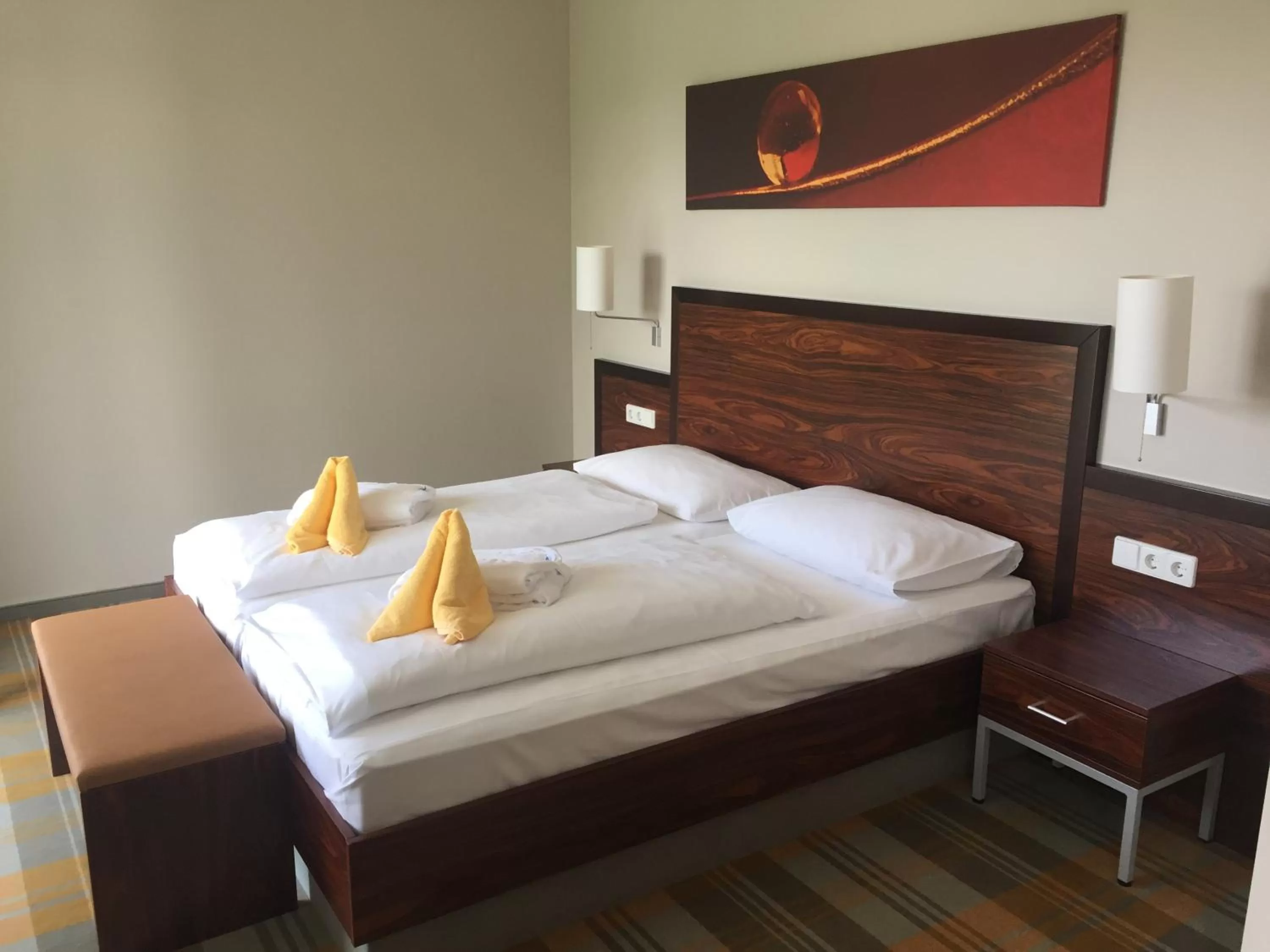 Bed in Hotel Liebmann