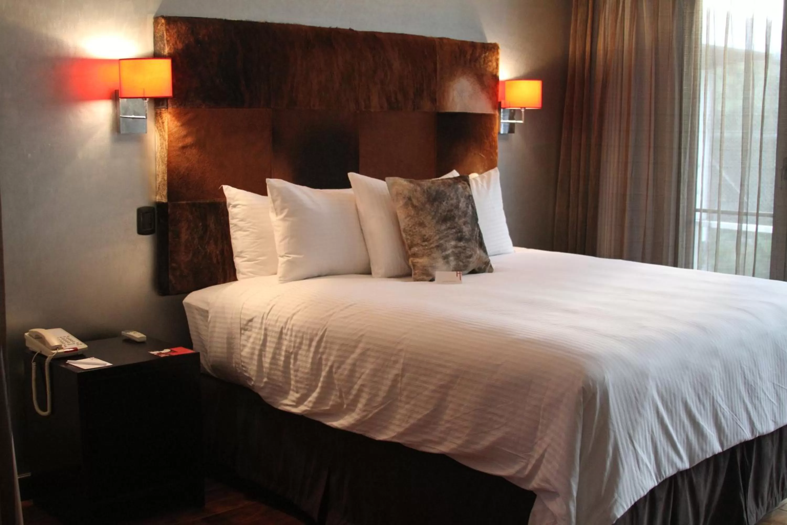 Bed in La Inmaculada Hotel