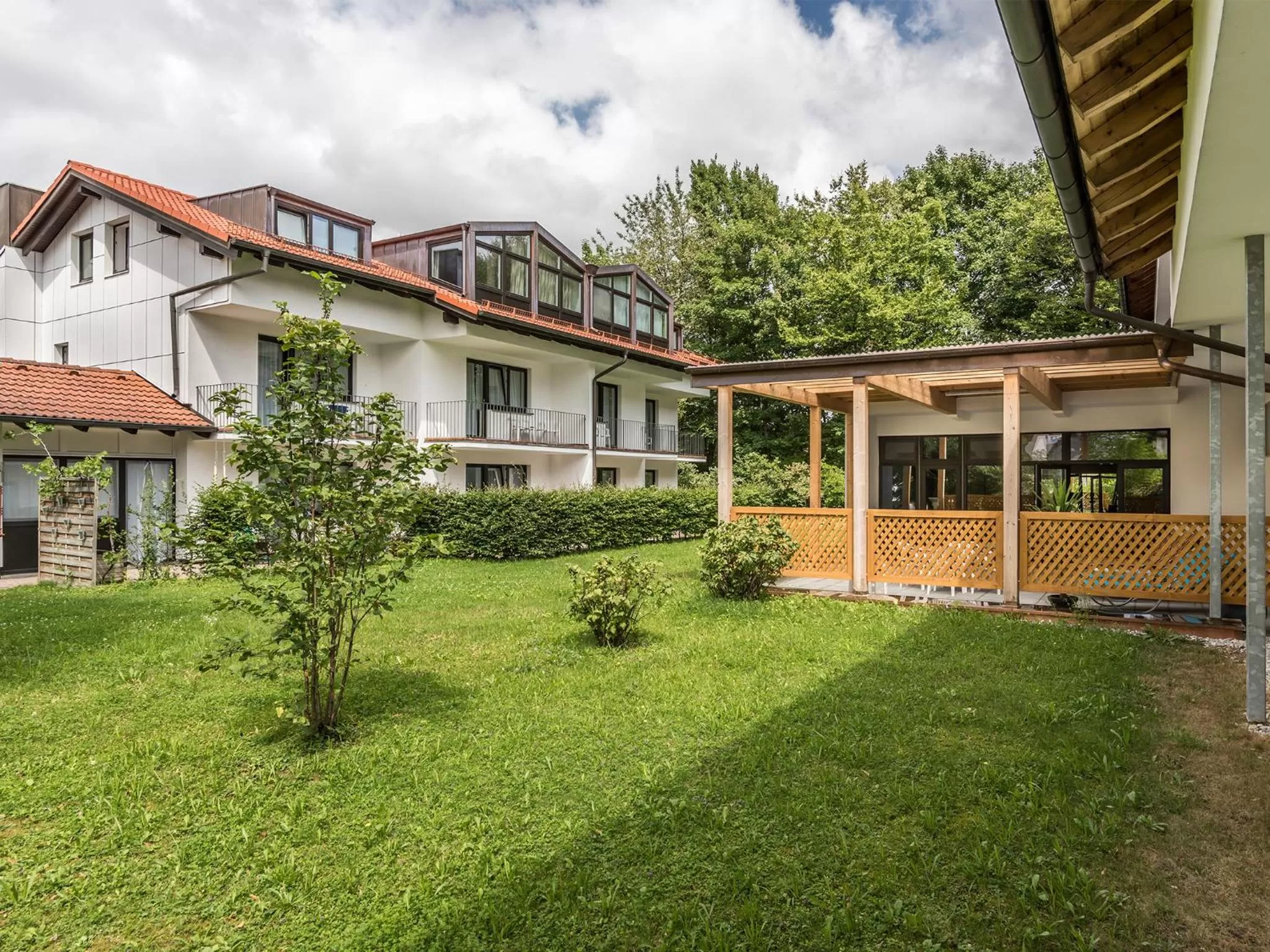 Garden in Hotel Am Moosfeld
