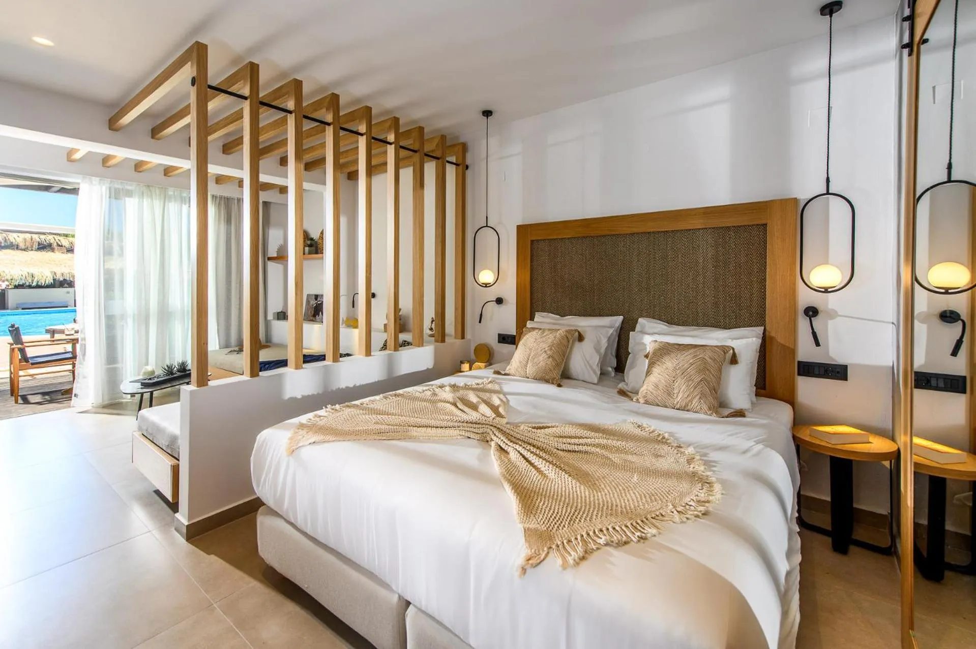 Bed in Stella Palace Aqua Park Resort