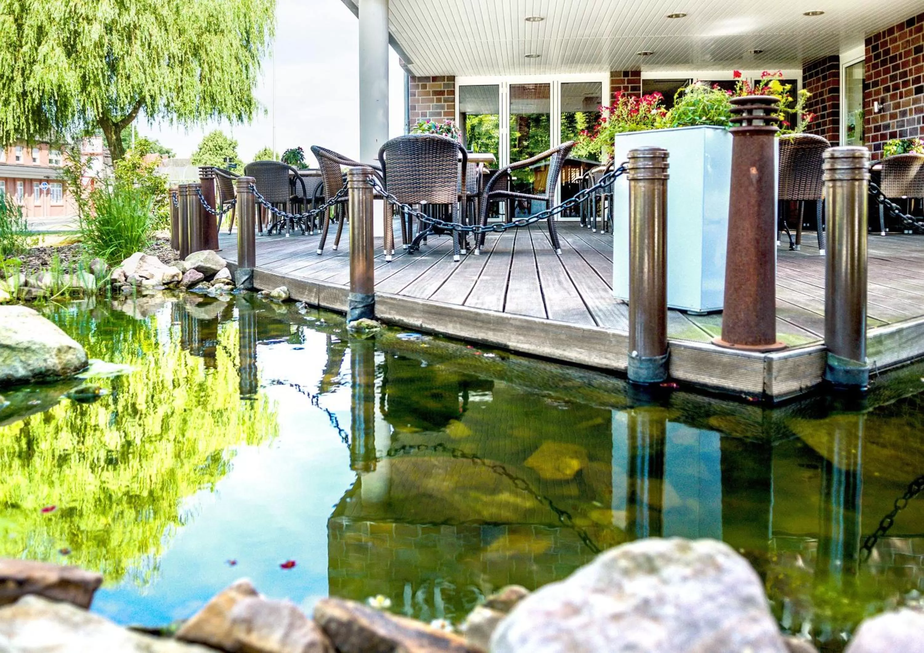 Balcony/Terrace in Hotel Hilling