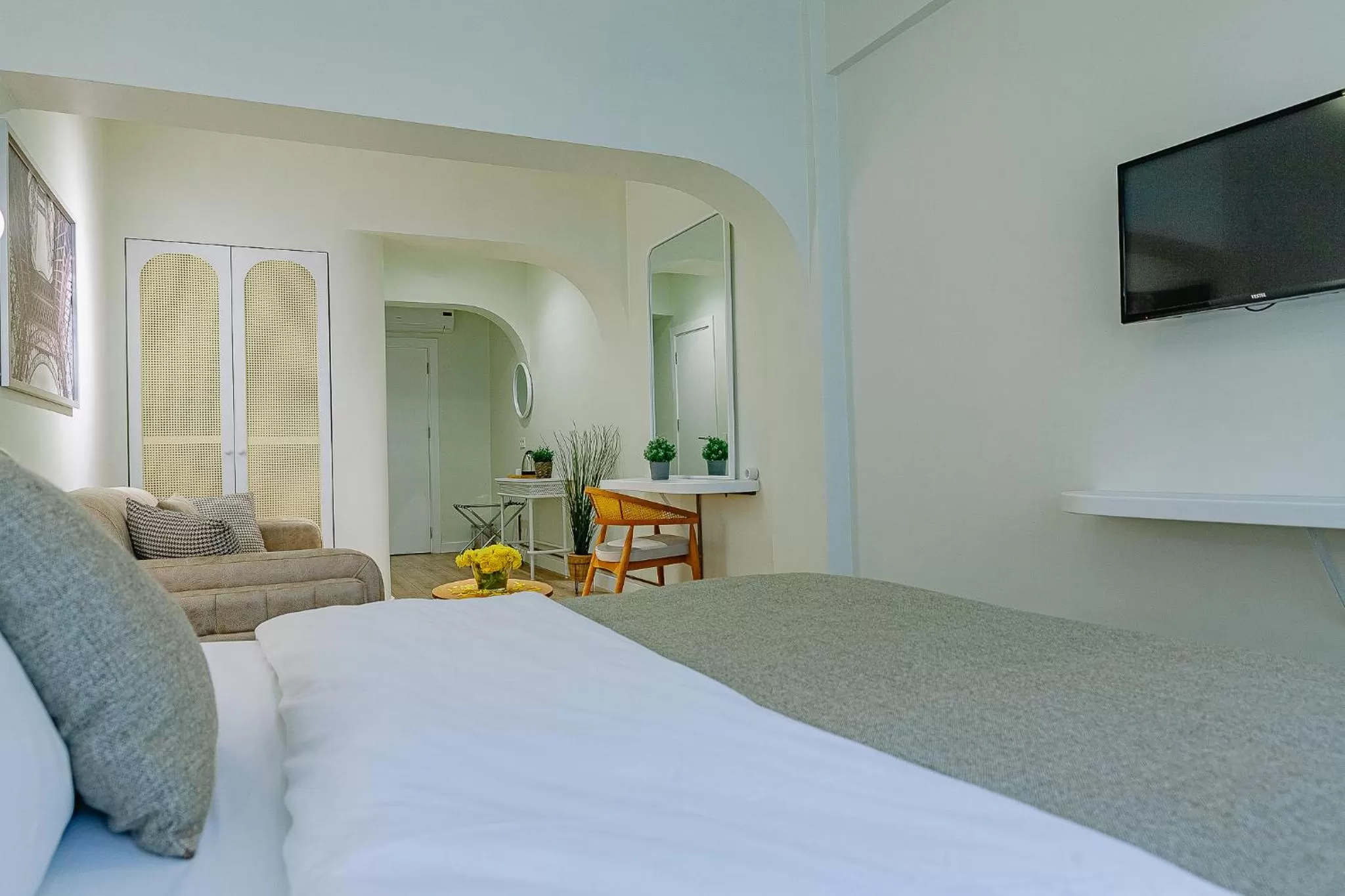 Bed in The Wilson Galata Hotel