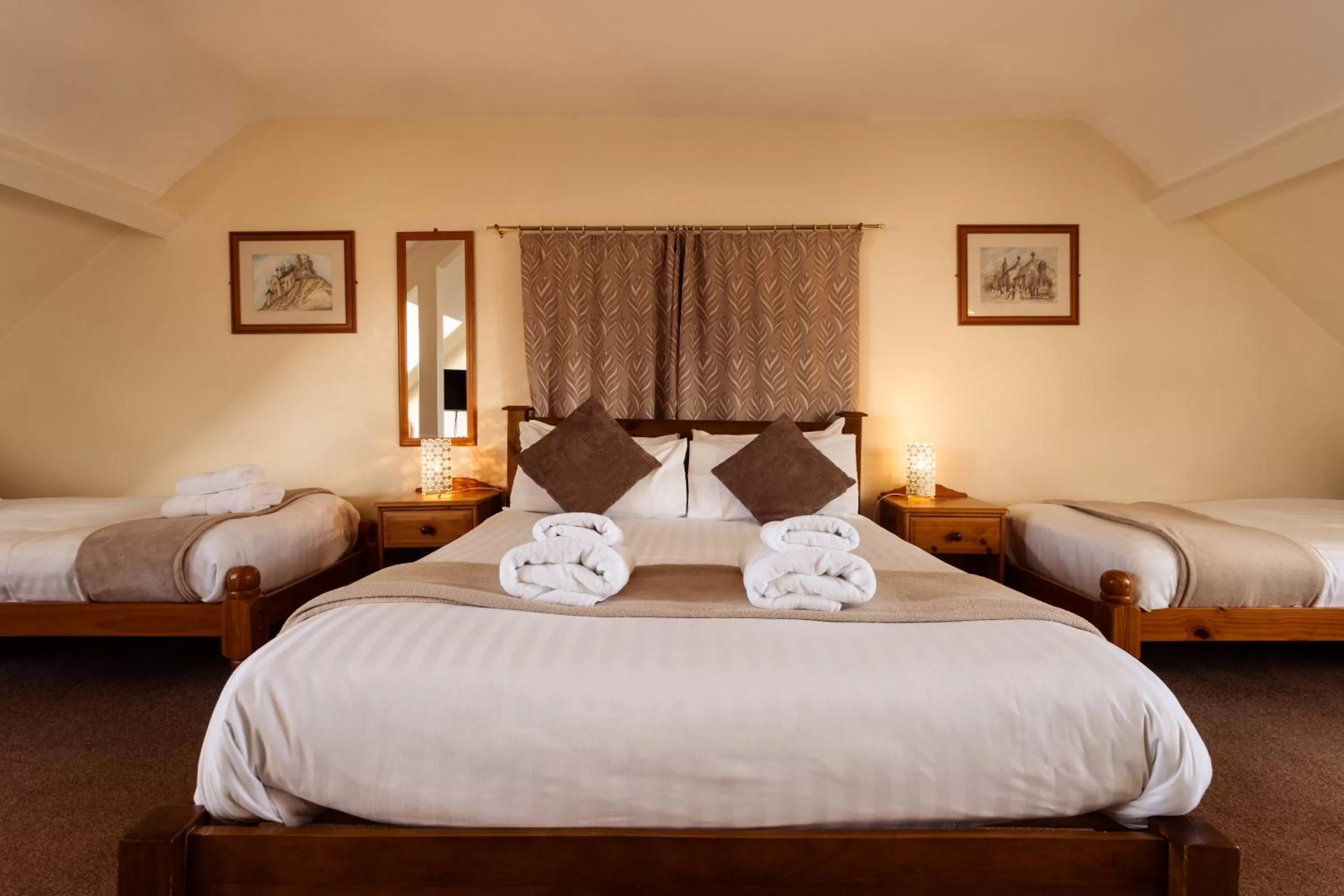 Bed in Manor House Hotel Holy Island