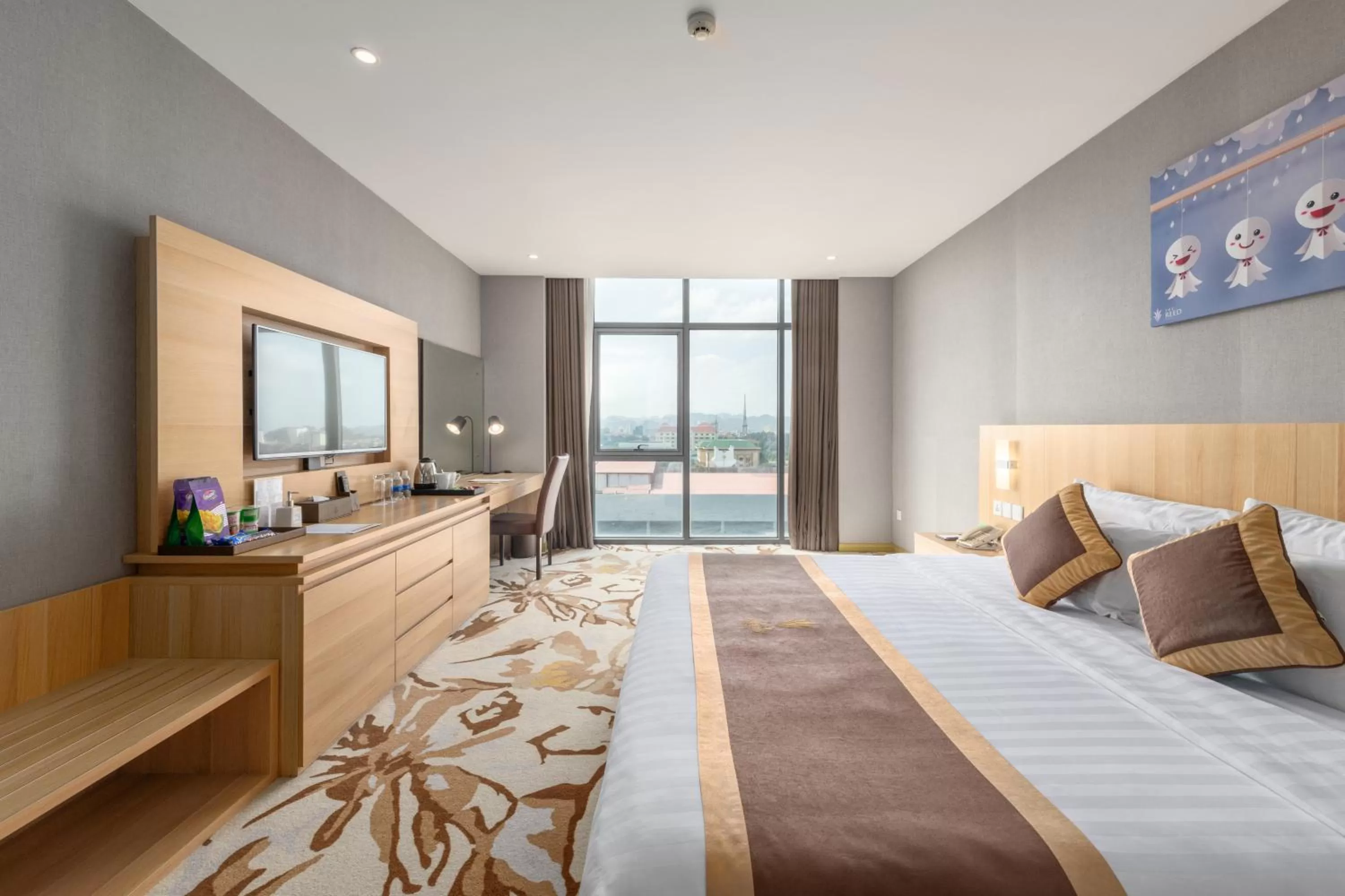 Bed in The Reed Hotel