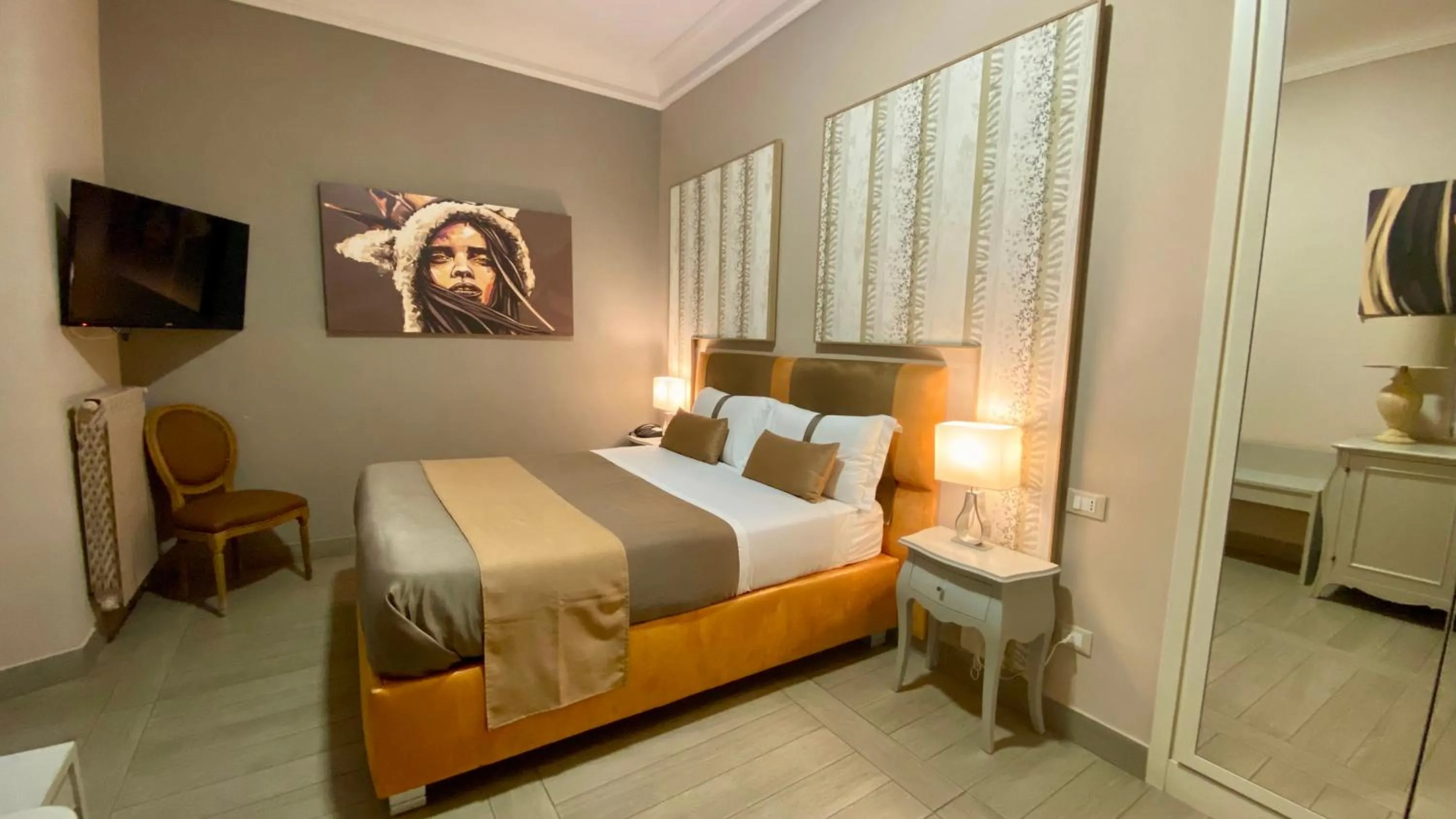 Bed in Halex room&food