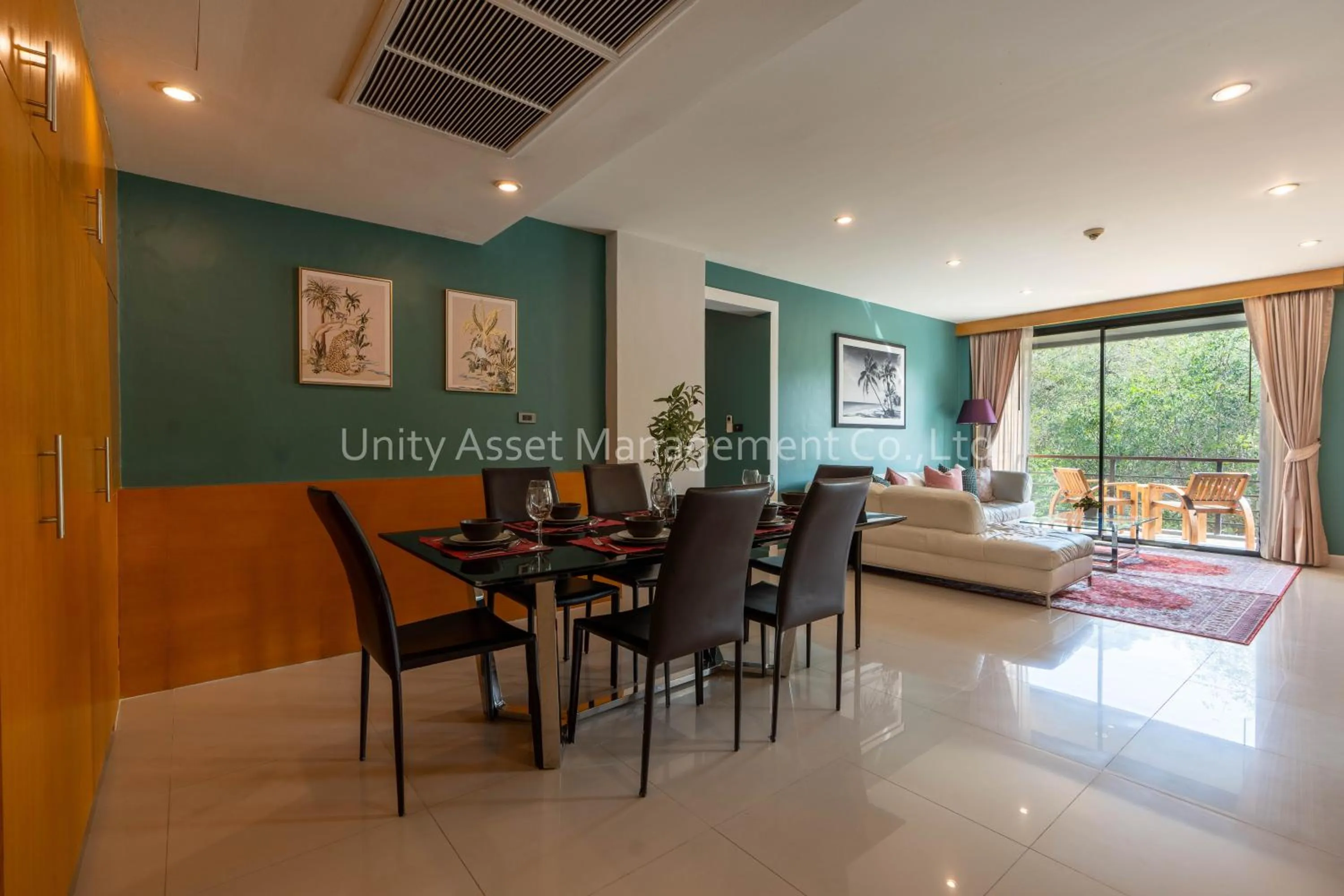 Living room in The Unity and The Bliss Patong Residence