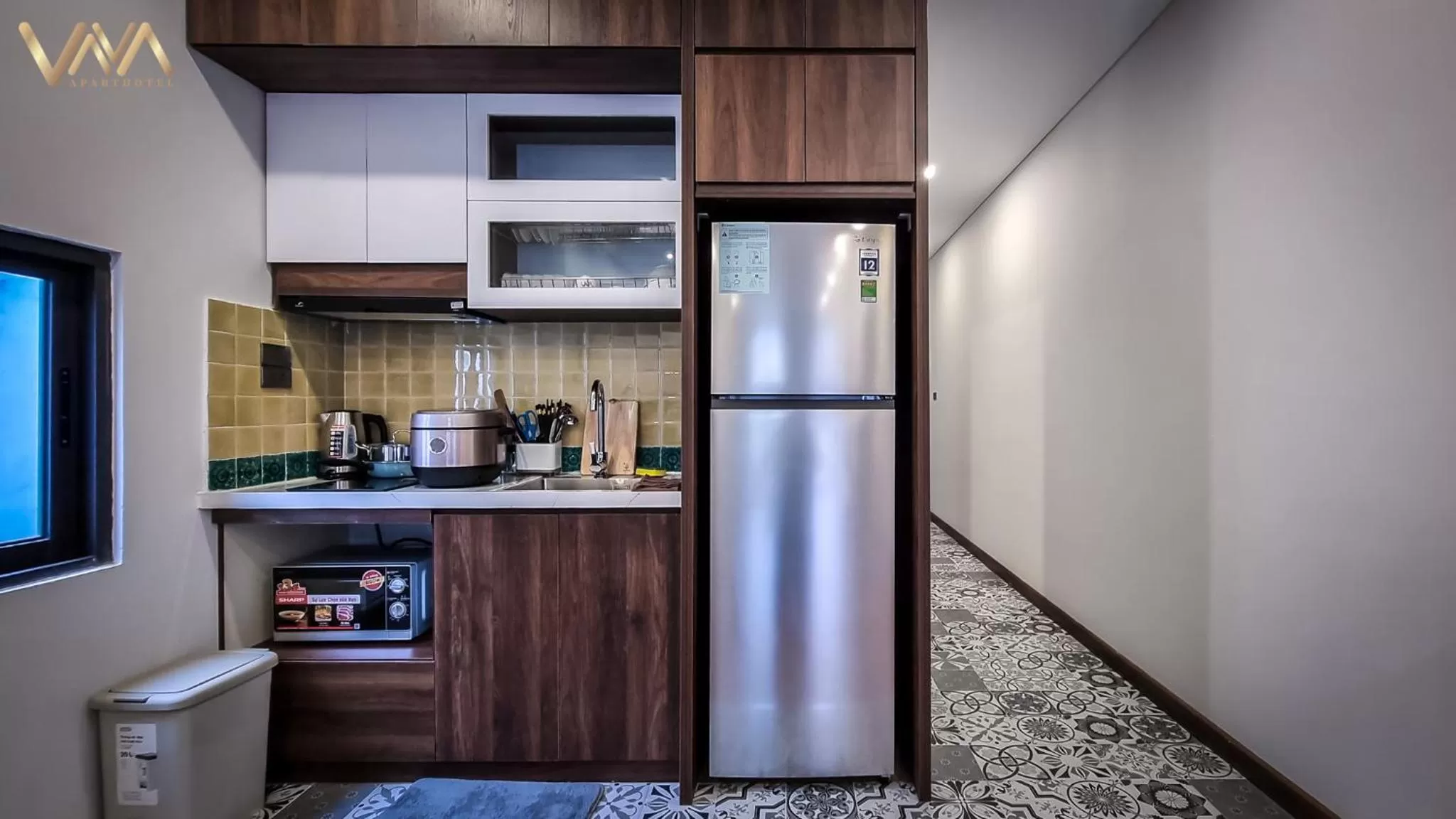 Kitchen or kitchenette in VNAHOMES APARTHOTEL