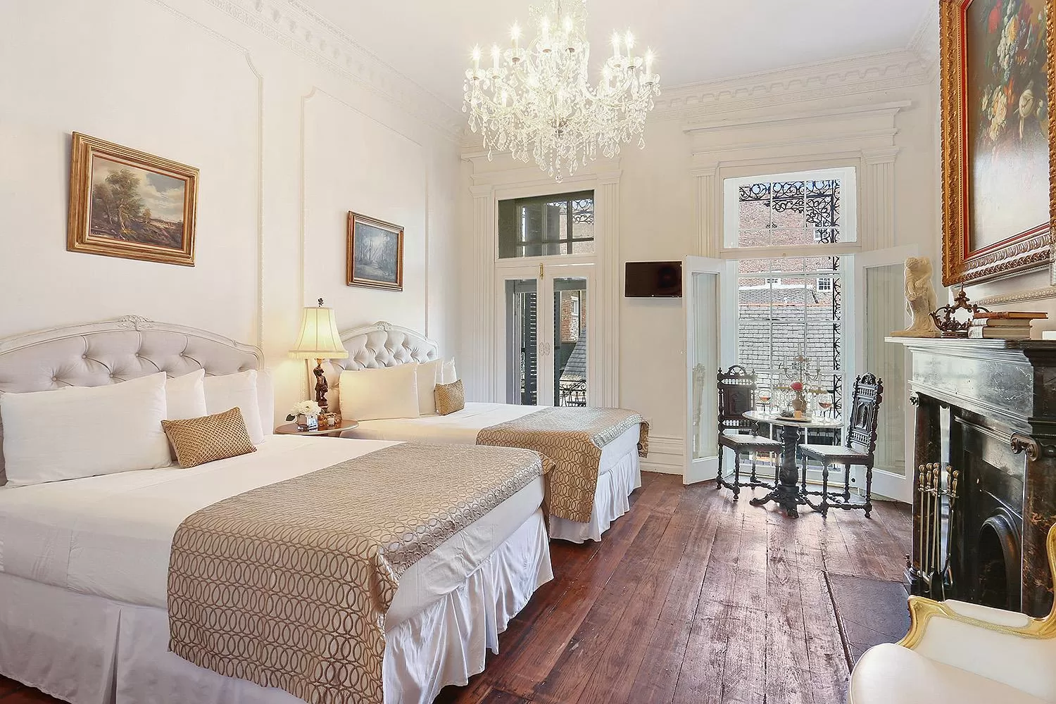 Photo of the whole room, Bed in French Quarter Mansion