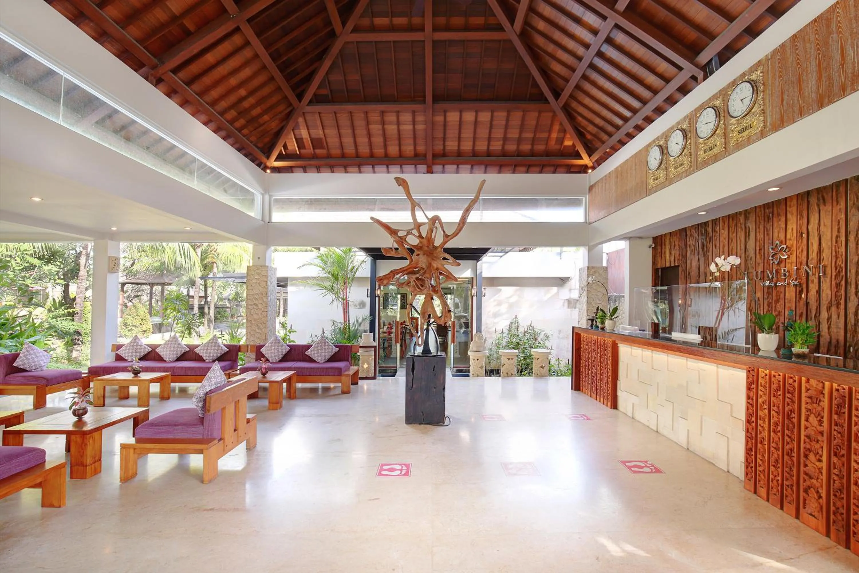 Lobby or reception in Lumbini Luxury Villas and Spa