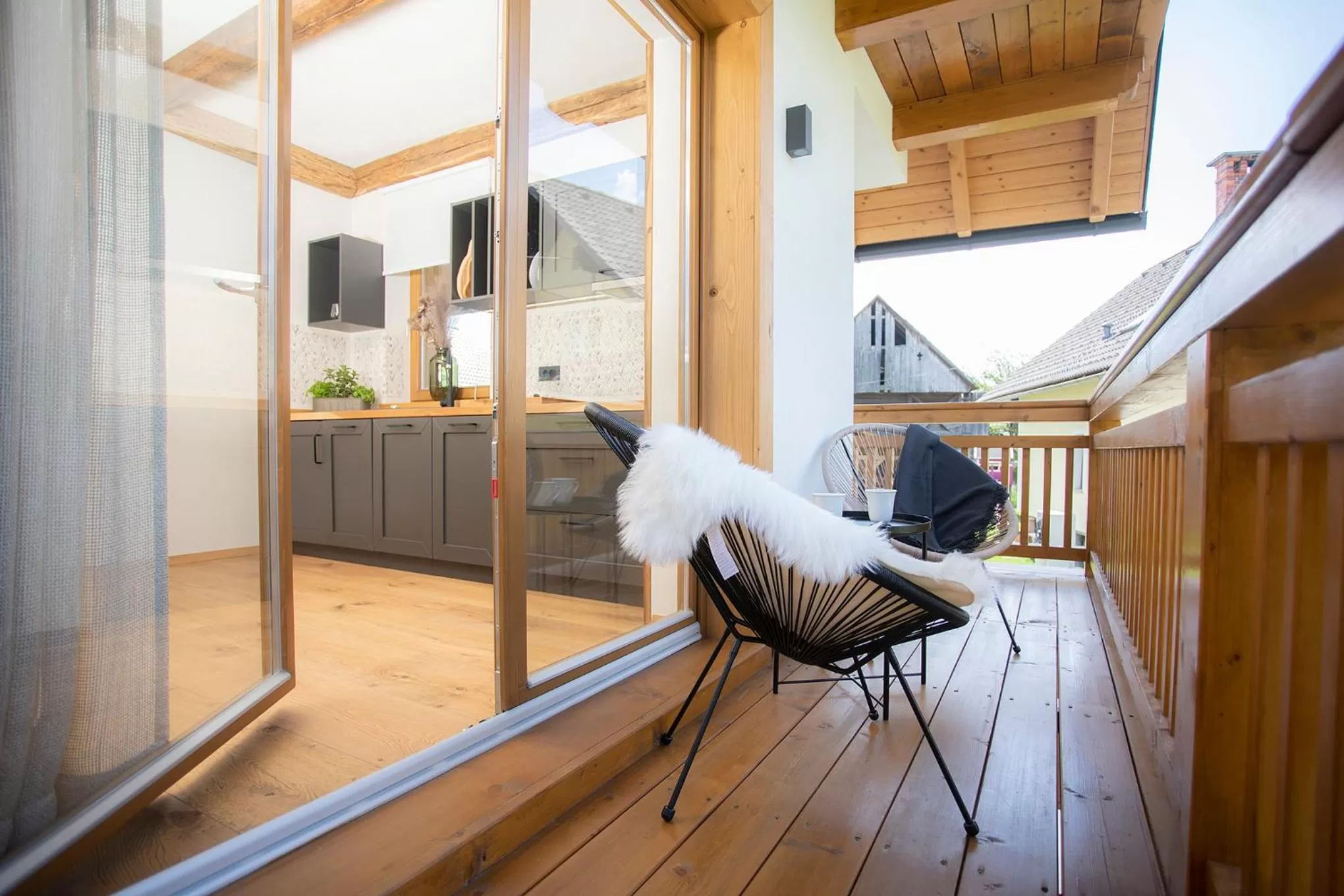 Balcony/Terrace in House Troha