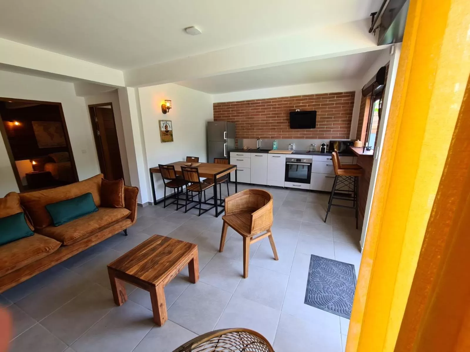 Kitchen or kitchenette in Shikoa Sobole - Le Morpho et l'Ara