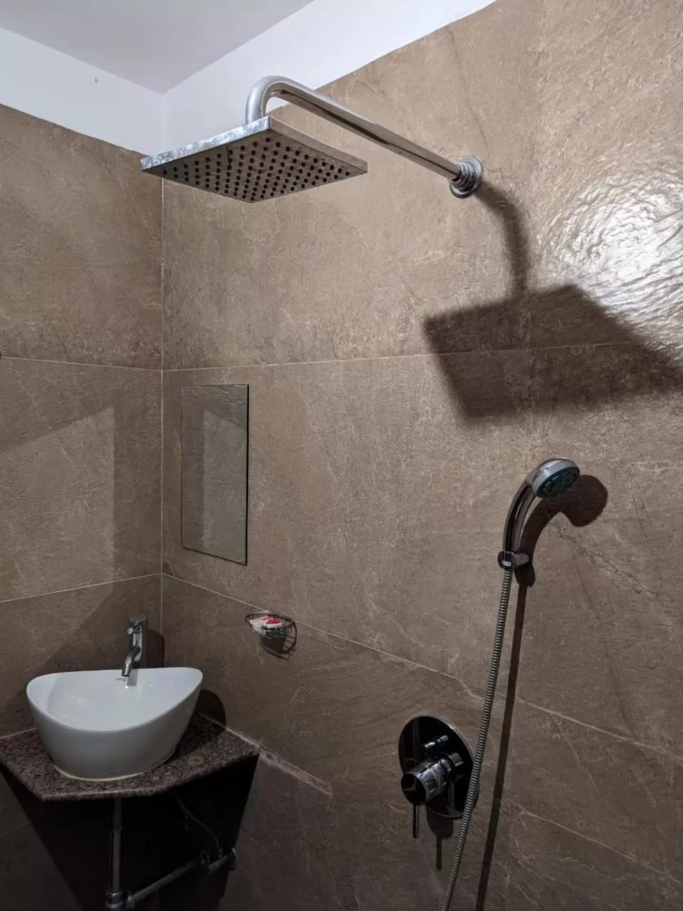 Shower, Bathroom in Corsican Haveli
