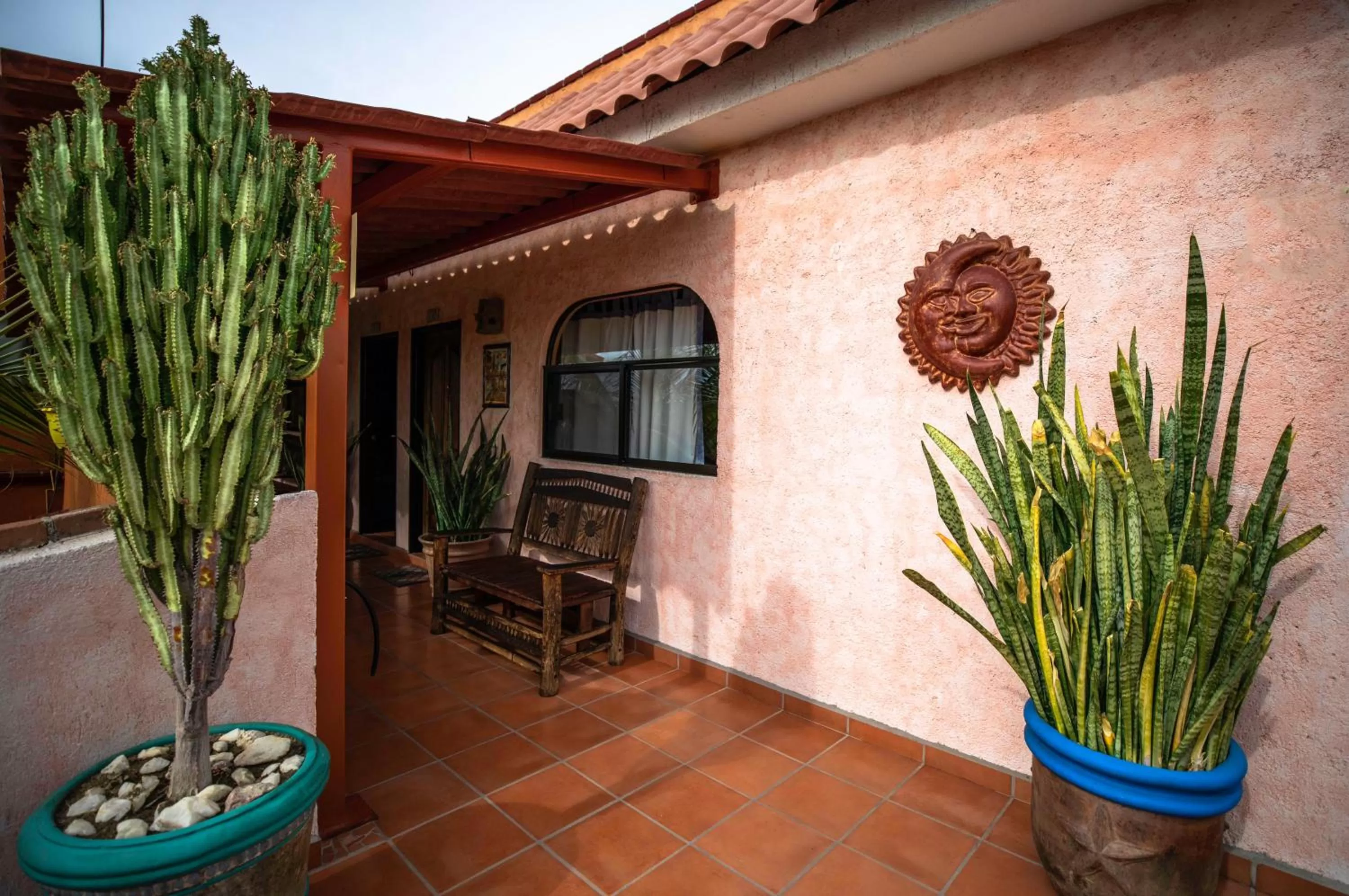 Balcony/Terrace in Hotel Posada Luna Sol