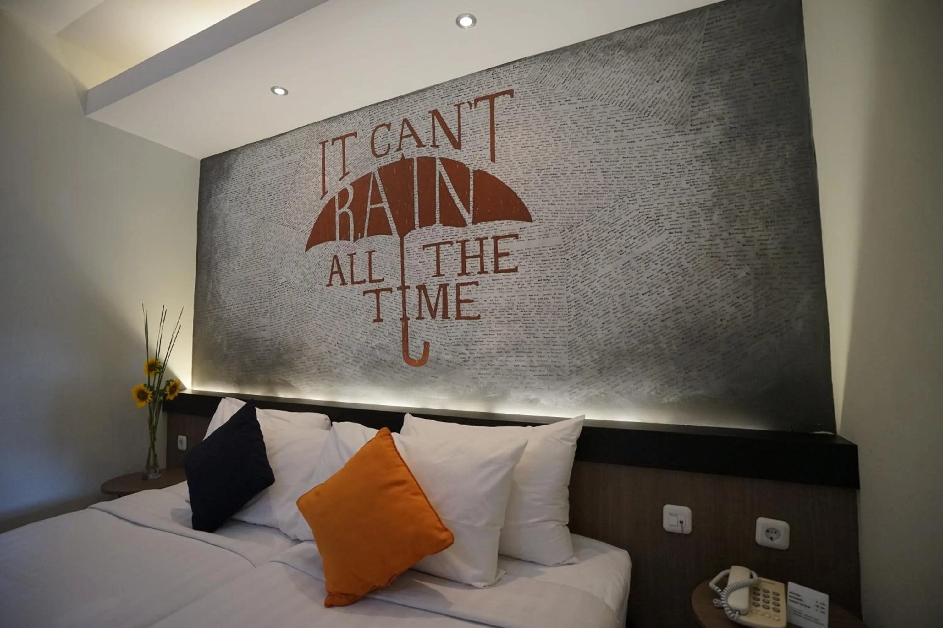 Bedroom, Bed in Hotel Sriti Magelang