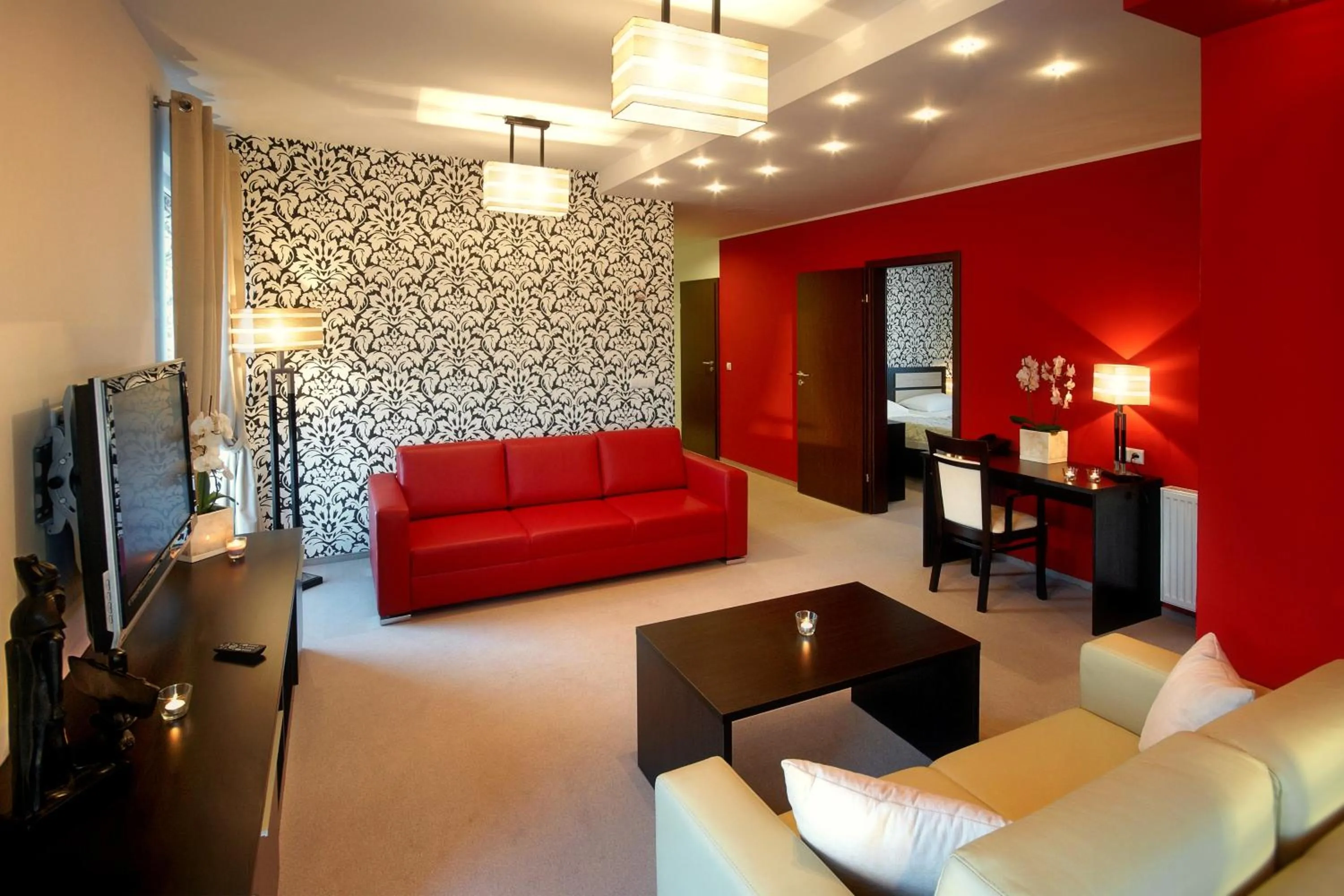 Living room in Hotton Hotel