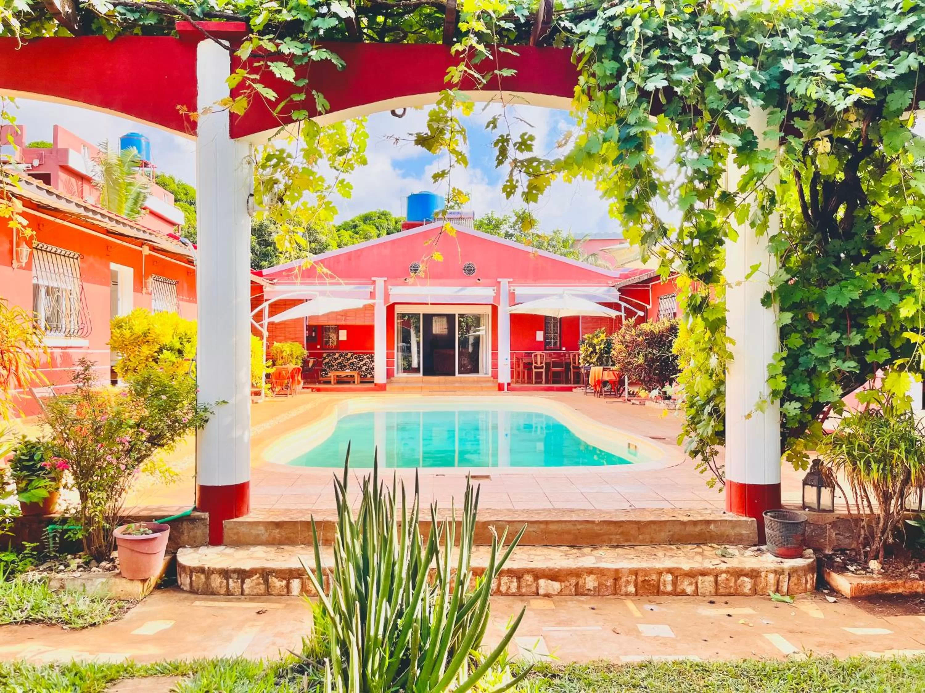 Garden in Régina Lodge Diégo Suarez Madagascar