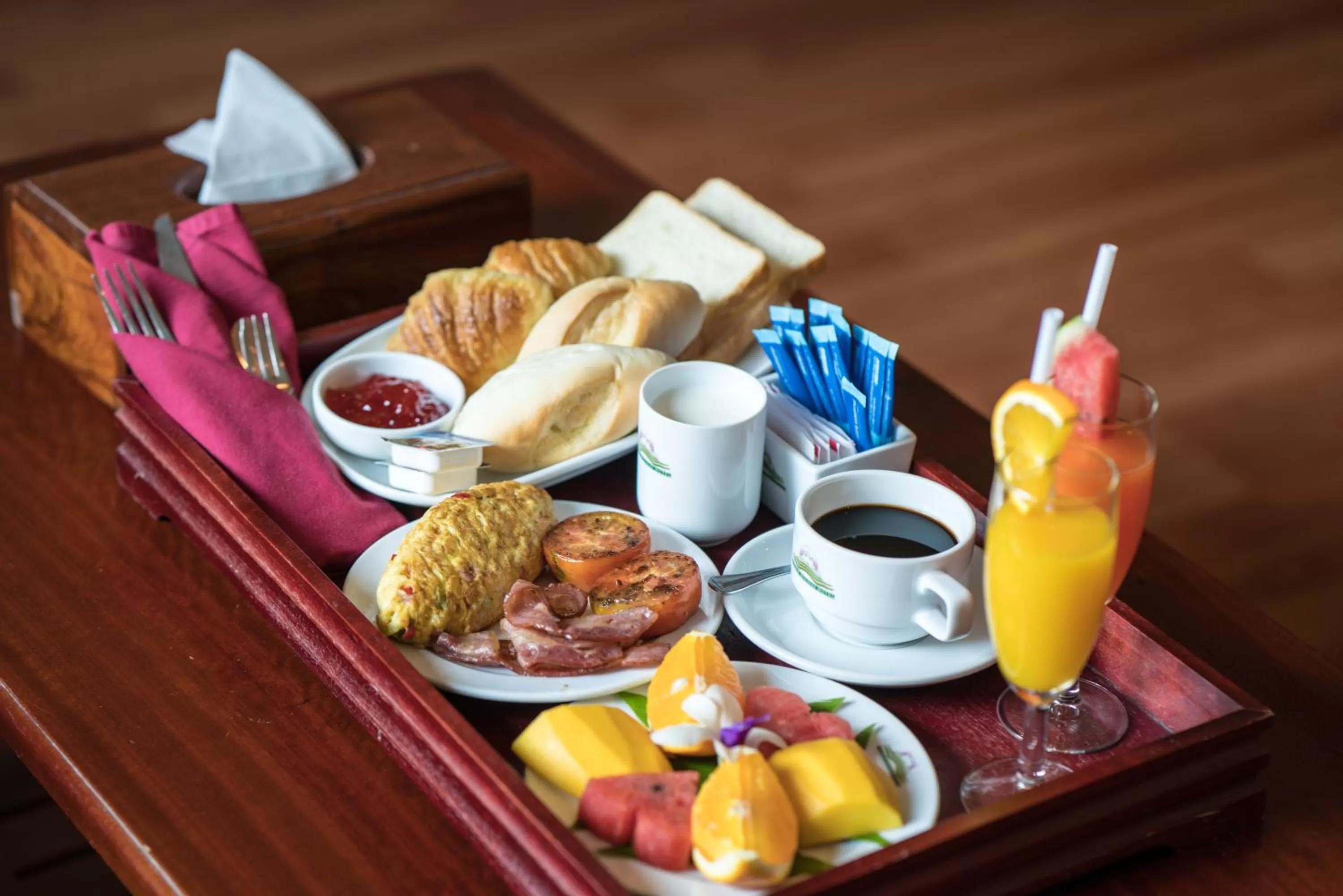 Buffet breakfast in Baitong Heritage Hotel