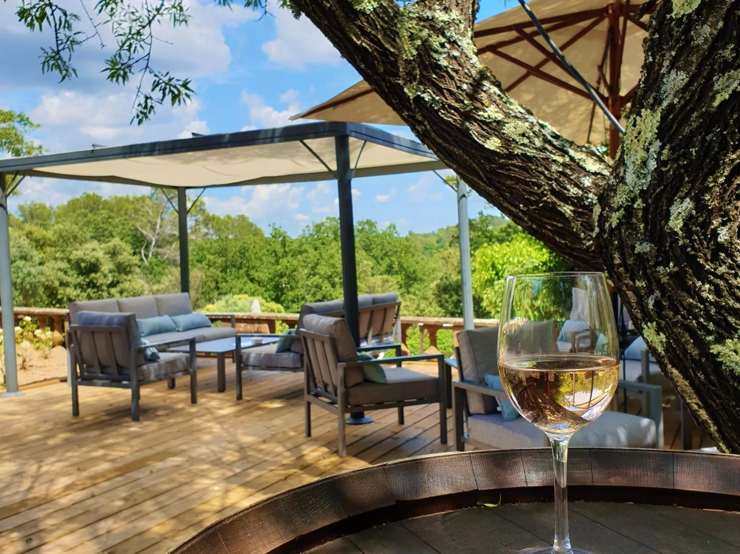 Patio in Domaine du Lac - Teritoria