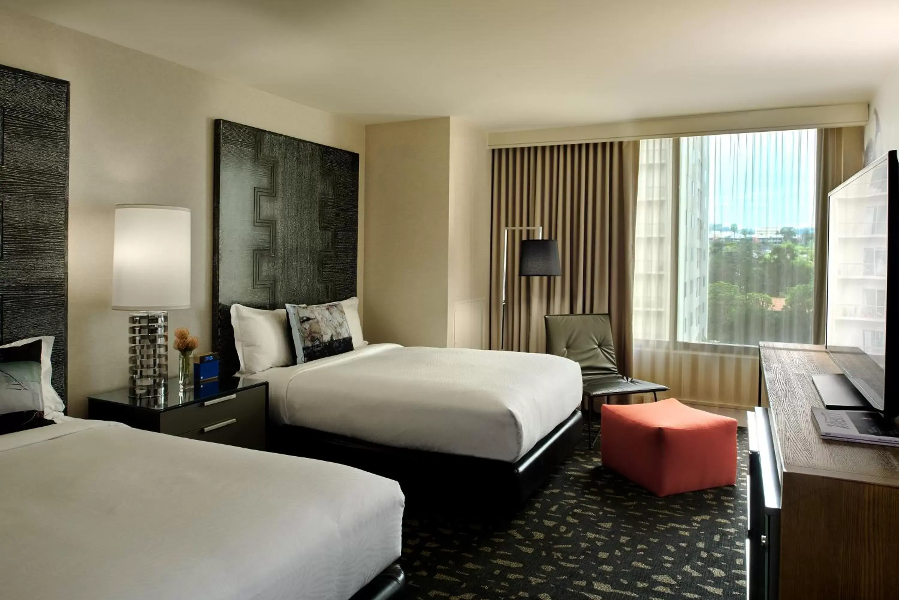 Essential Double Room with Two Double Beds and Beverly Hills View in Kimpton Hotel Palomar Los Angeles Beverly Hills by IHG Essential Double Room with Two Double Beds and Beverly Hills View in Kimpton Hotel Palomar Los Angeles Beverly Hills by IHG