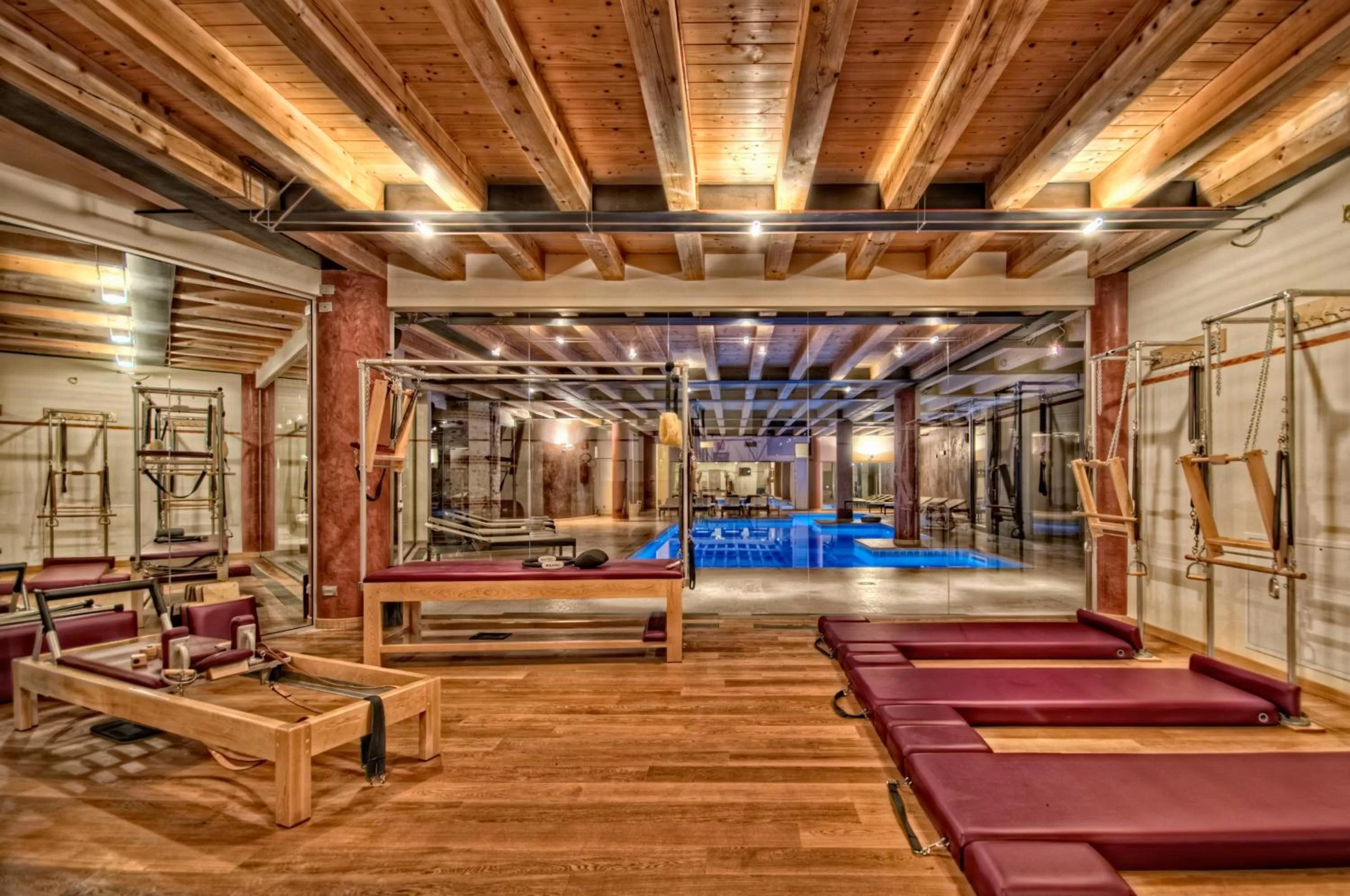 Fitness centre/facilities in Hotel Veronesi La Torre