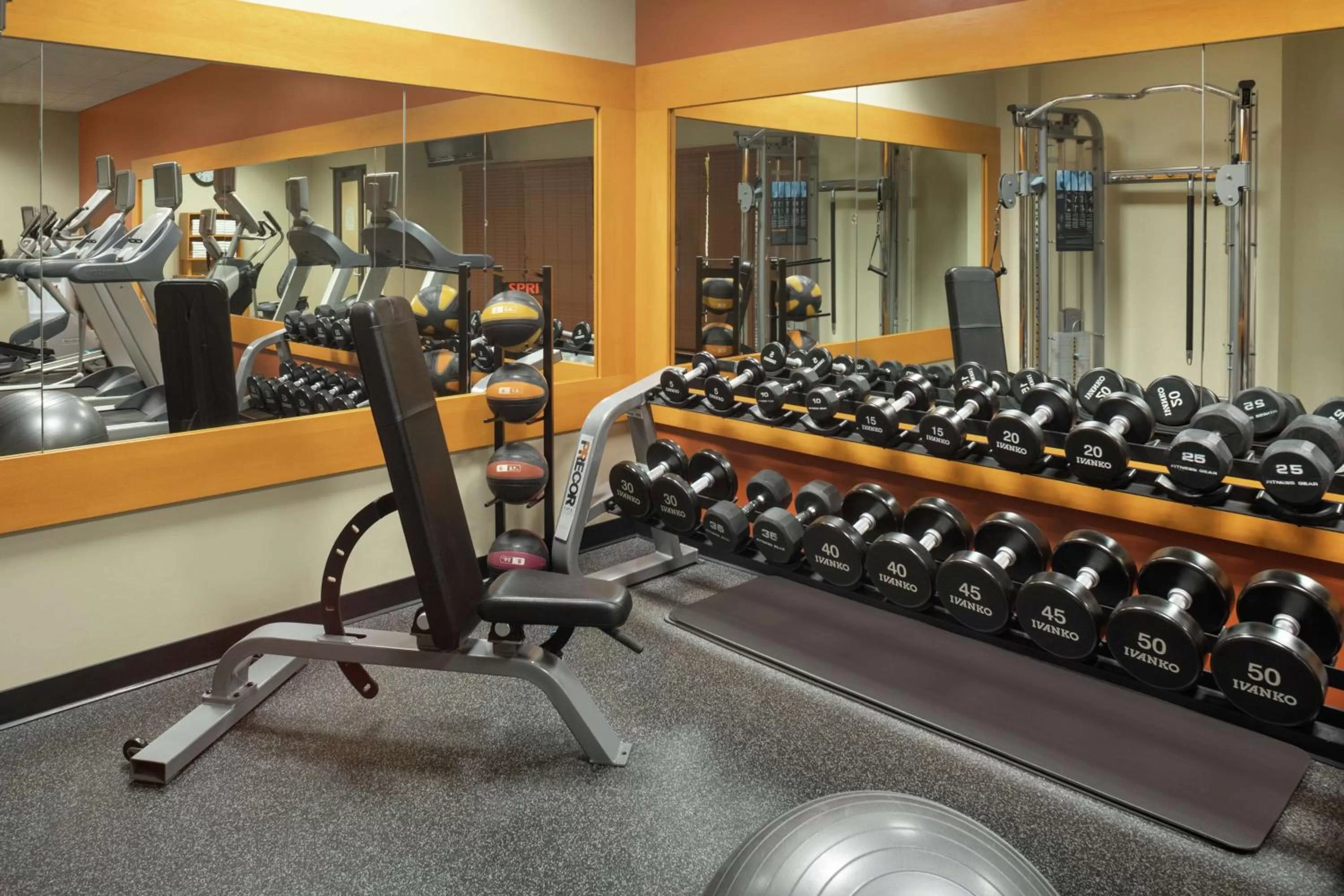 Fitness centre/facilities in Hilton Garden Inn Troy