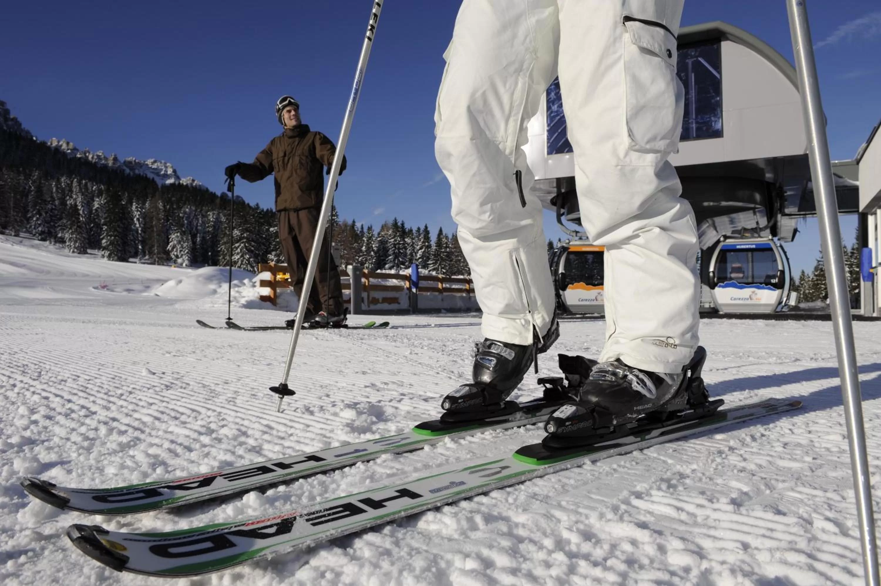 Skiing in Hotel Castel Latemar