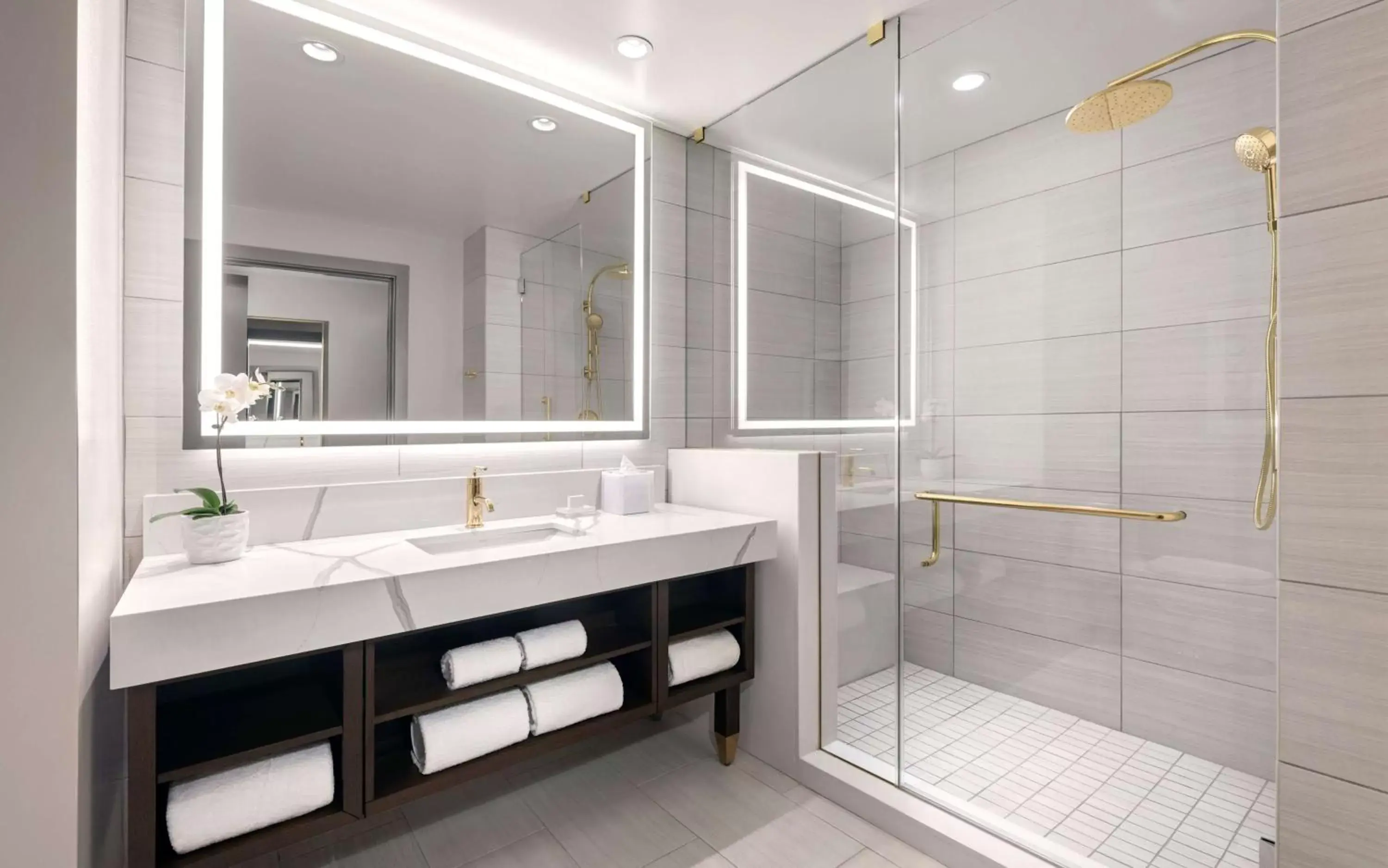 Strip View Deluxe Hearing Accessible - One King Bed in Las Vegas Hilton At Resorts World Strip View Deluxe Hearing Accessible - One King Bed in Las Vegas Hilton At Resorts World