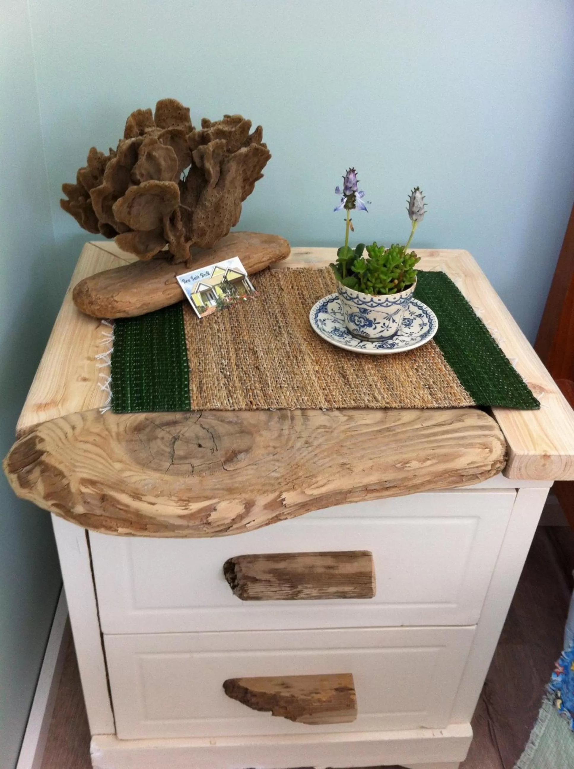 Decorative detail in Sea Salt Bnb