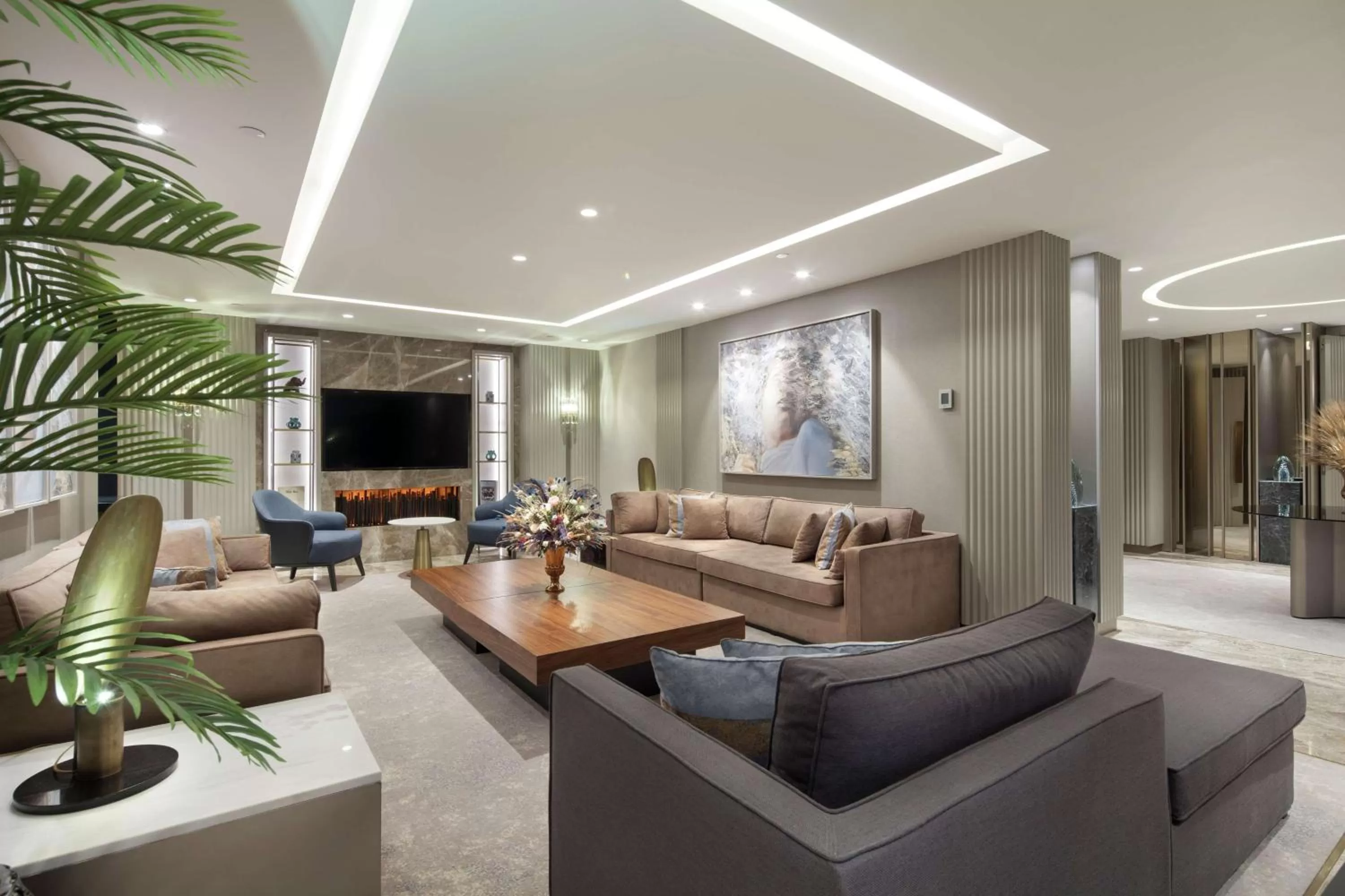 Living room in Hilton Istanbul Maslak