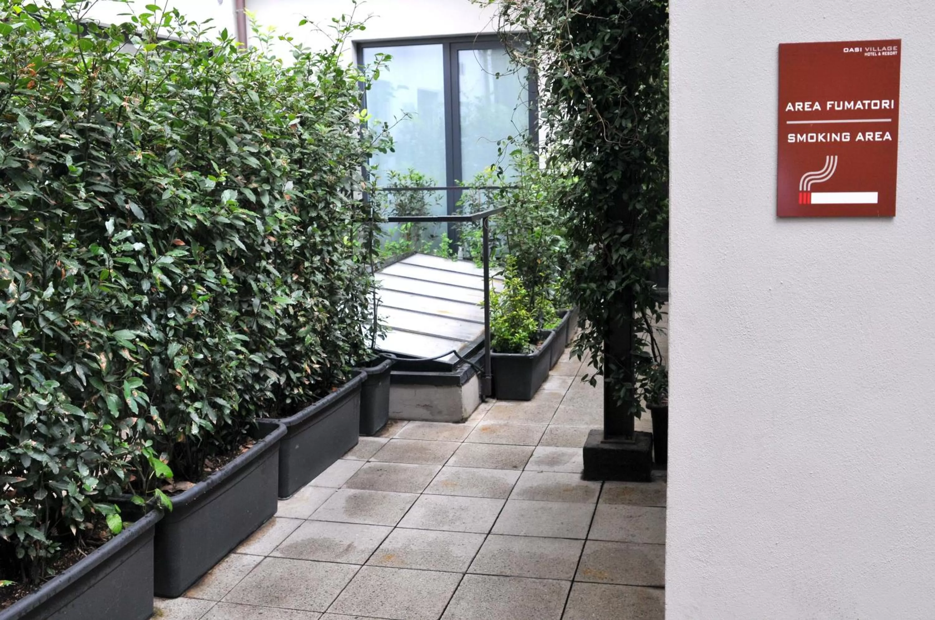 Garden view in Oasi Village Hotel