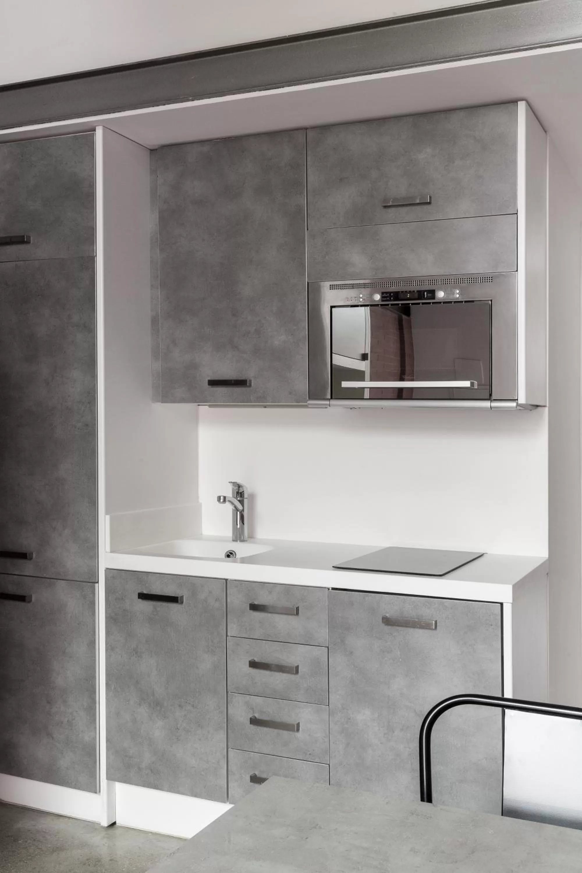 Kitchen or kitchenette in Barcelona Apartment Republica