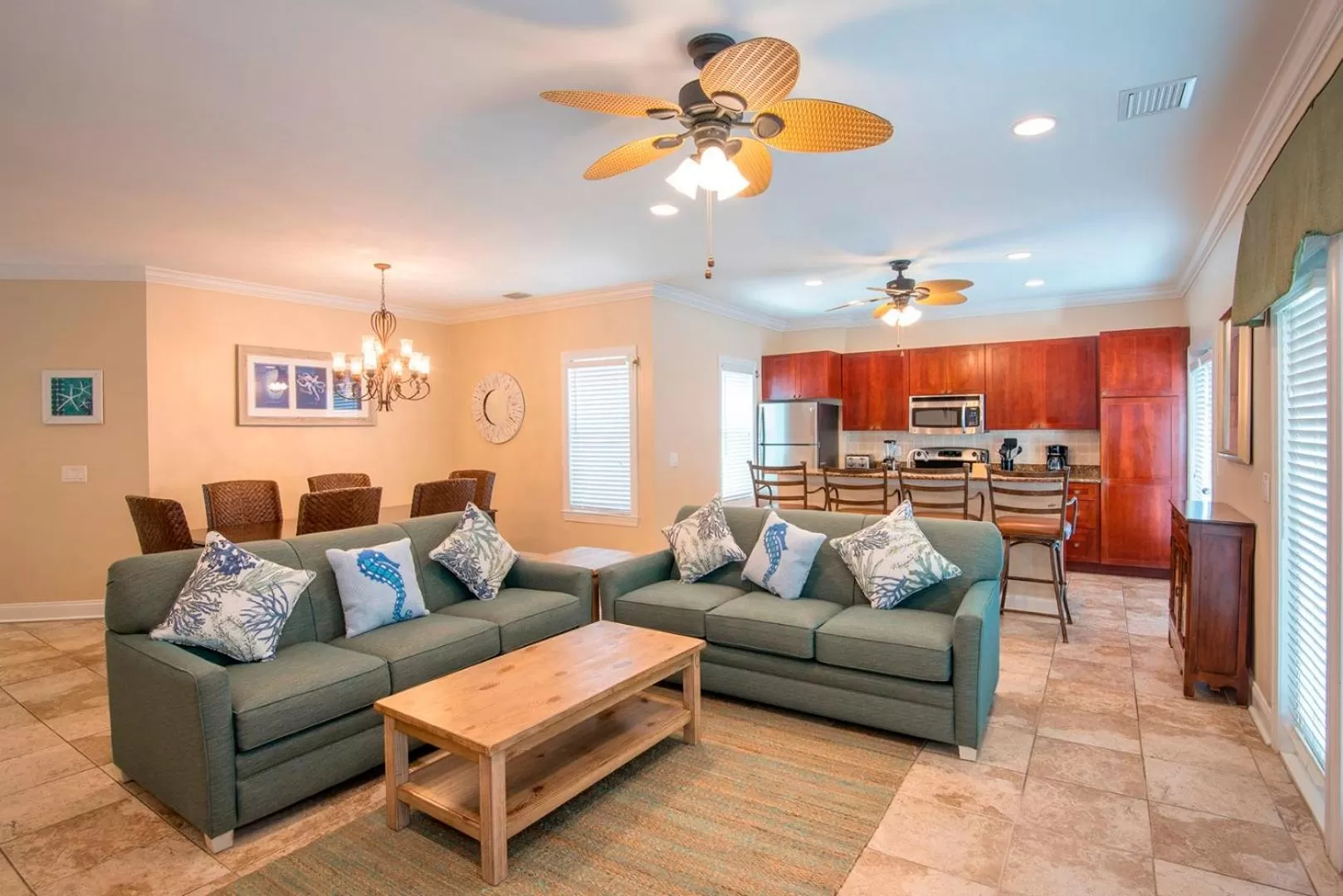 Living room in Hawks Cay Resort