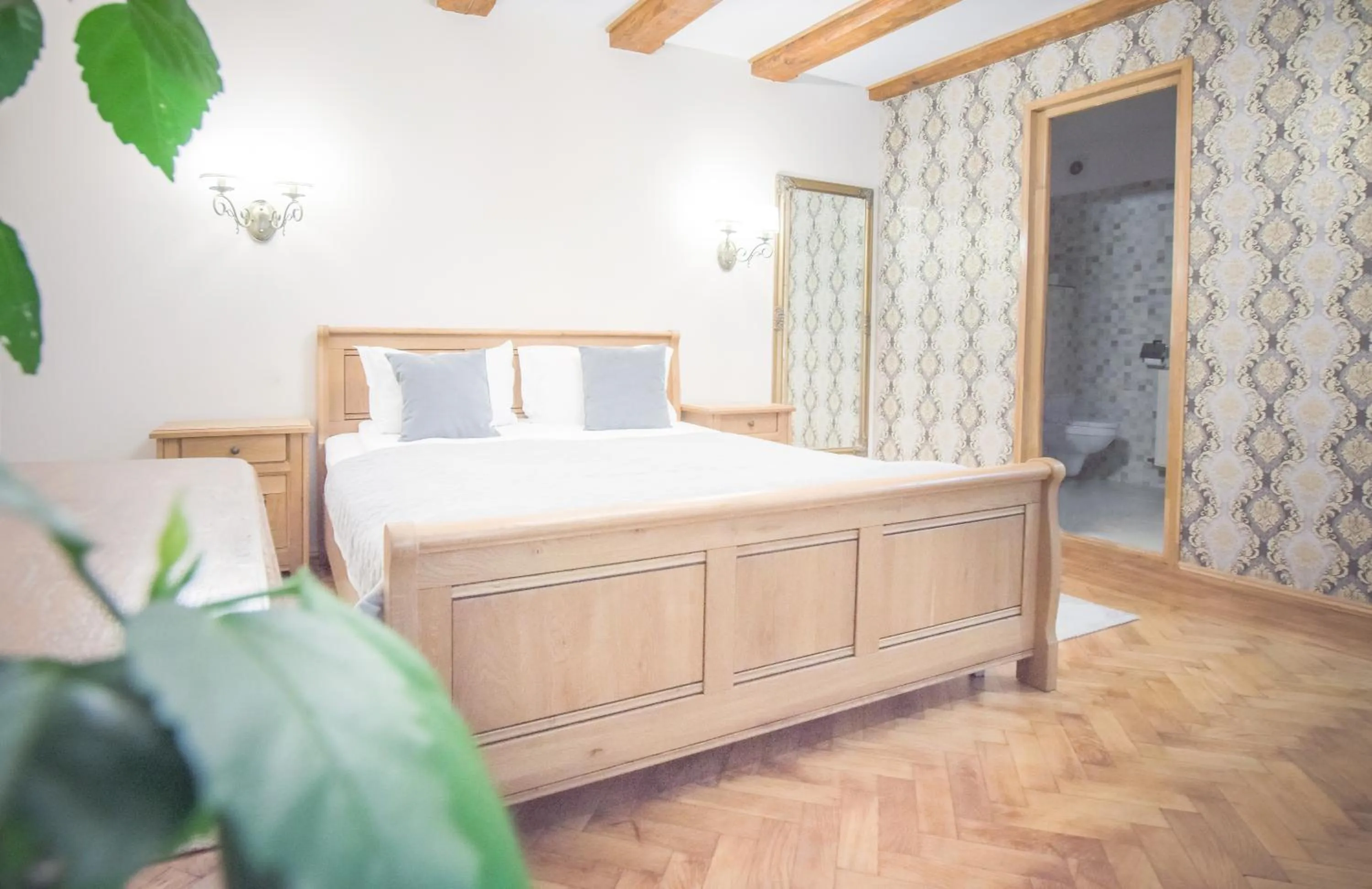 Bedroom, Bed in Safrano Palace