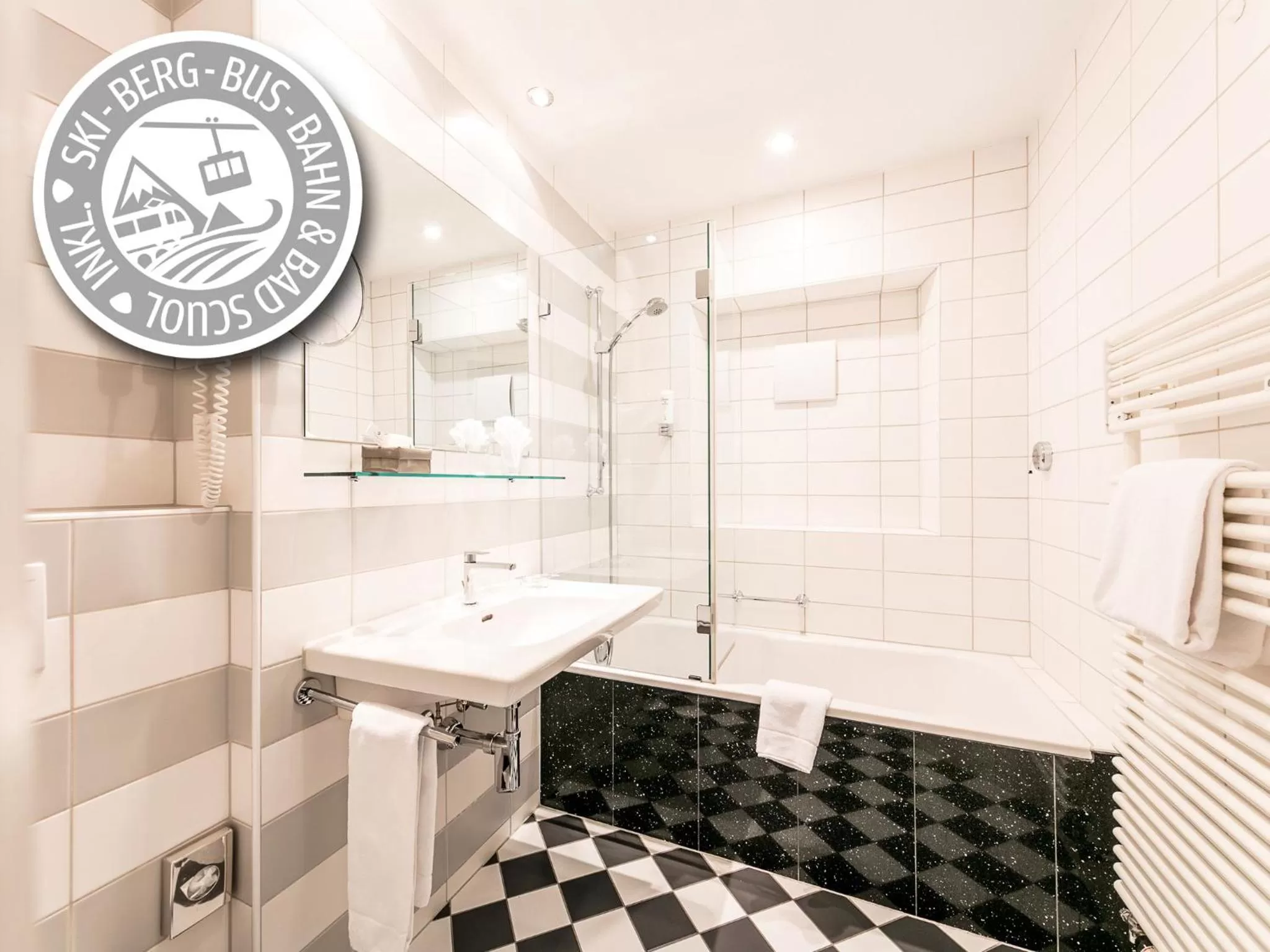 Bathroom in Hotel Belvedere Scuol