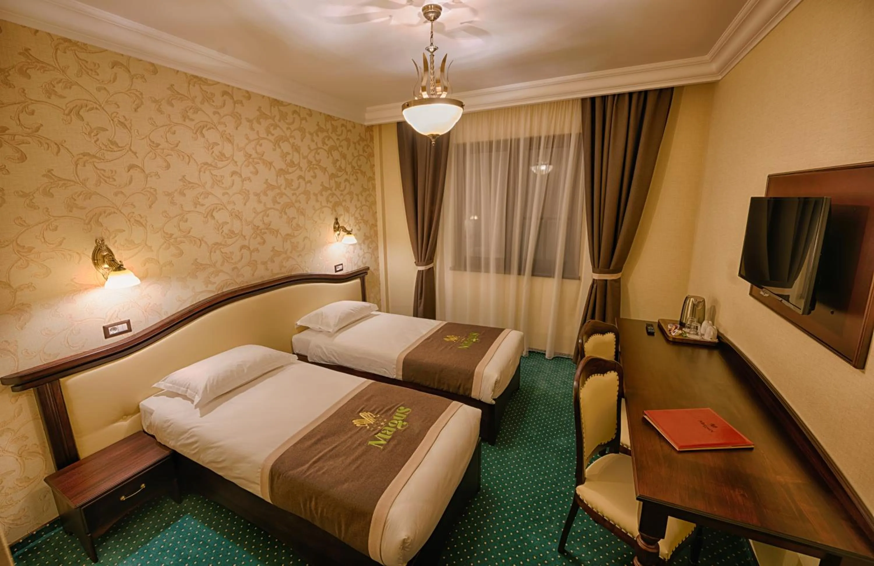 Photo of the whole room, Bed in Magus Hotel