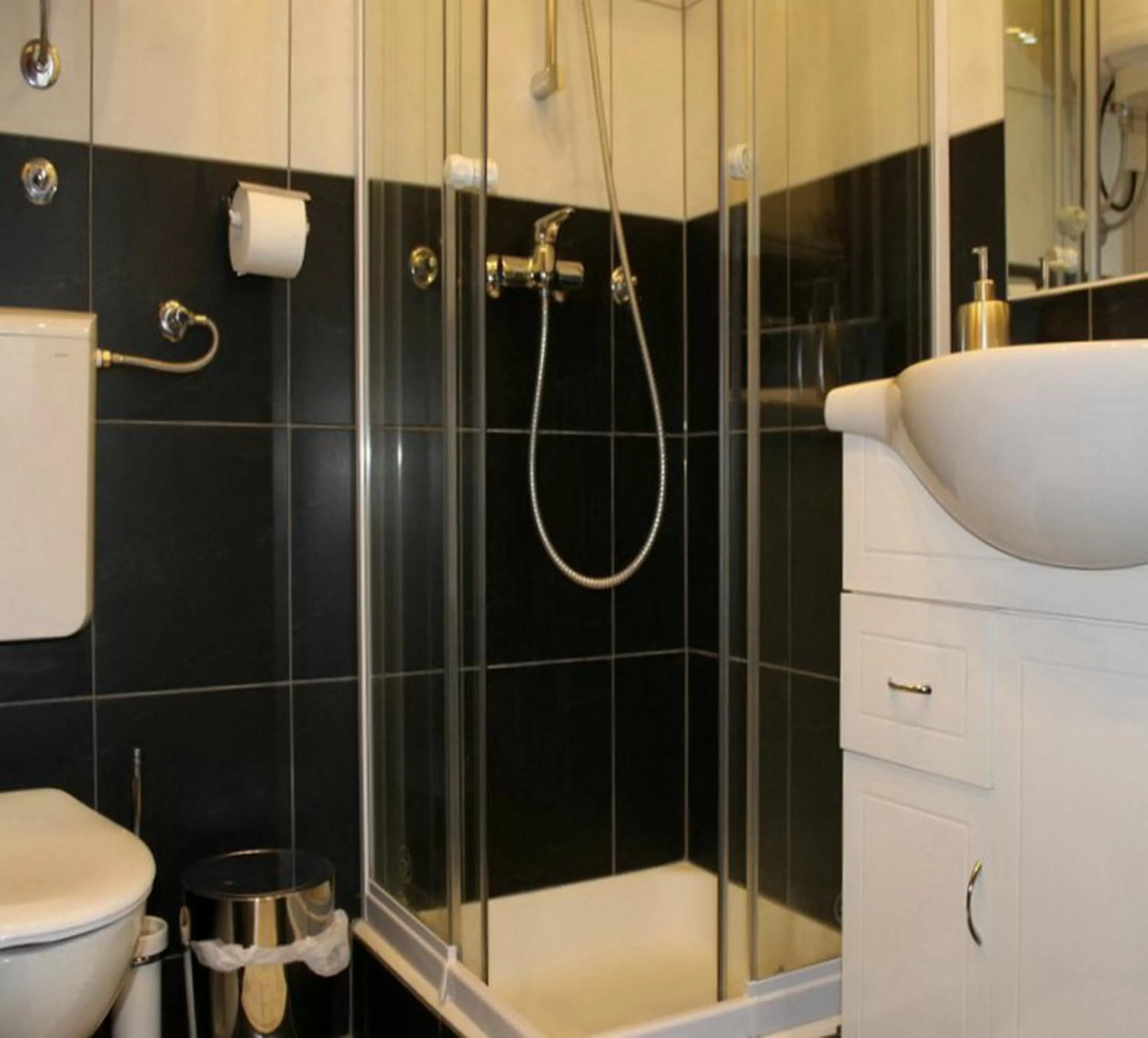 Shower, Bathroom in Penzion Zaka