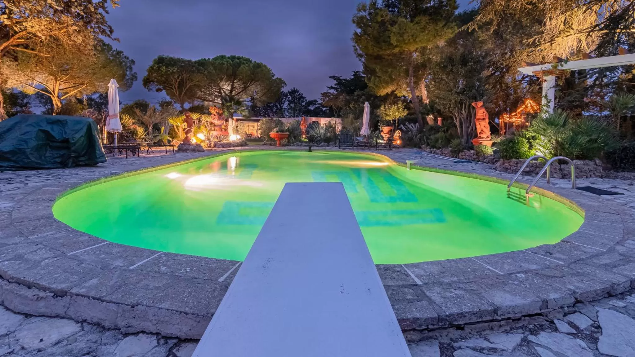 Swimming pool in La cactée singulière